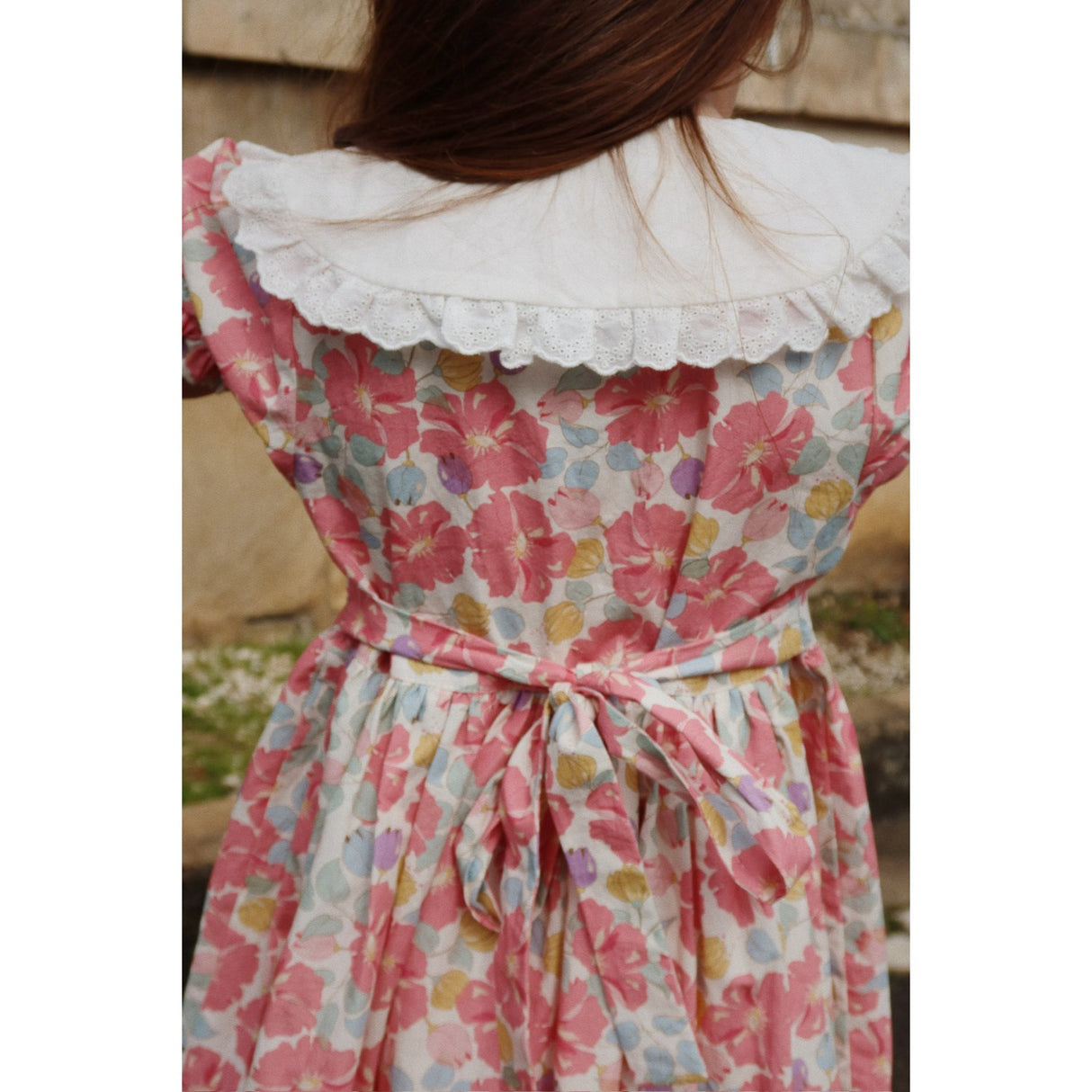 Konges Sløjd Fleur Anglaise Coeur Krave Kjole GOTS