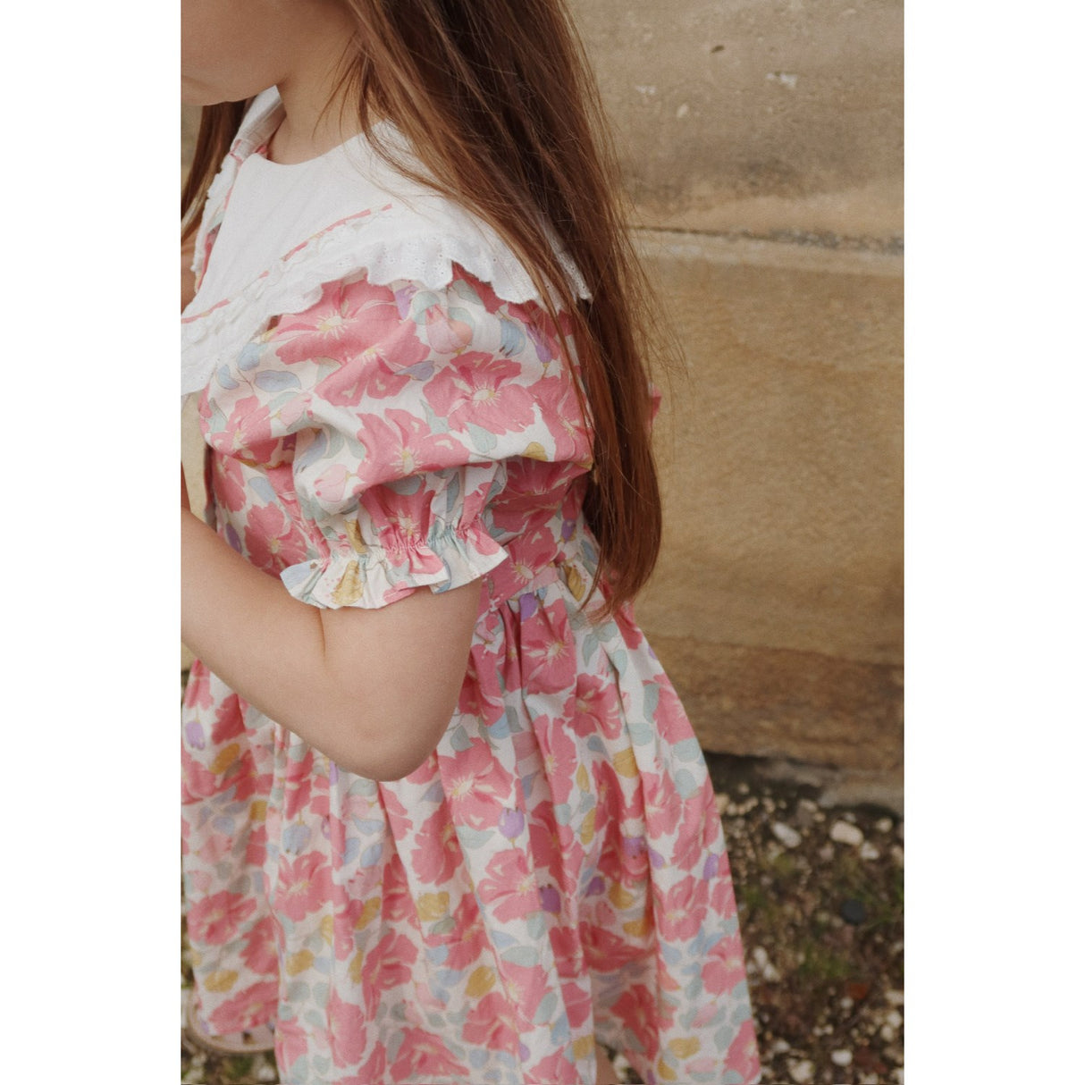 Konges Sløjd Fleur Anglaise Coeur Krave Kjole GOTS