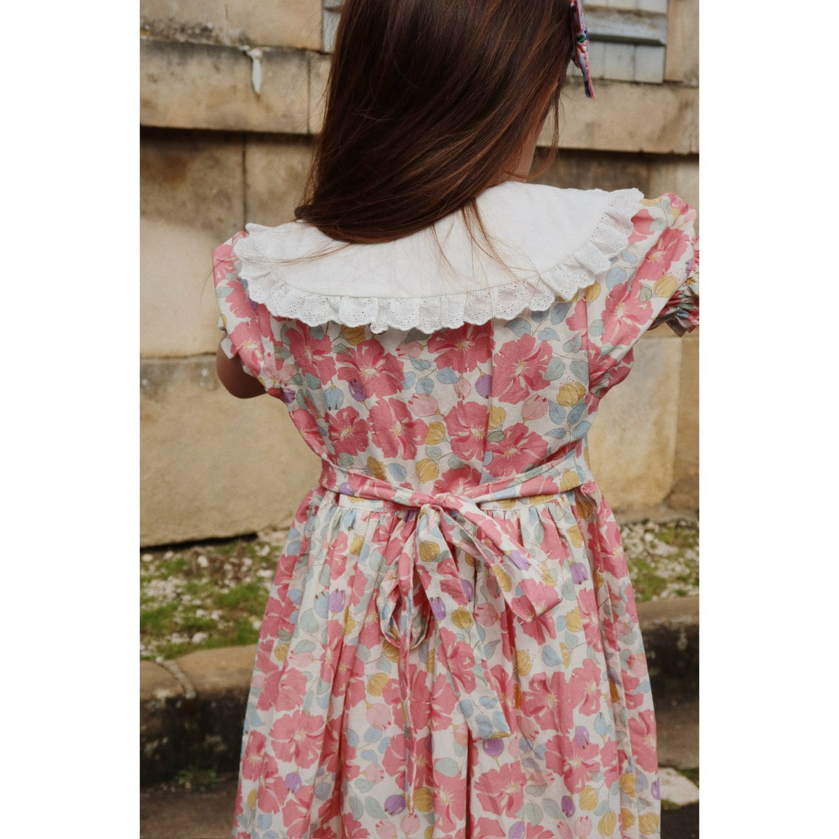 Konges Sløjd Fleur Anglaise Coeur Krave Kjole GOTS