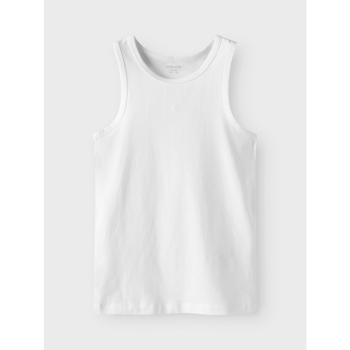 Name It Black Tank Top 4-Pak Black White Solid Noos