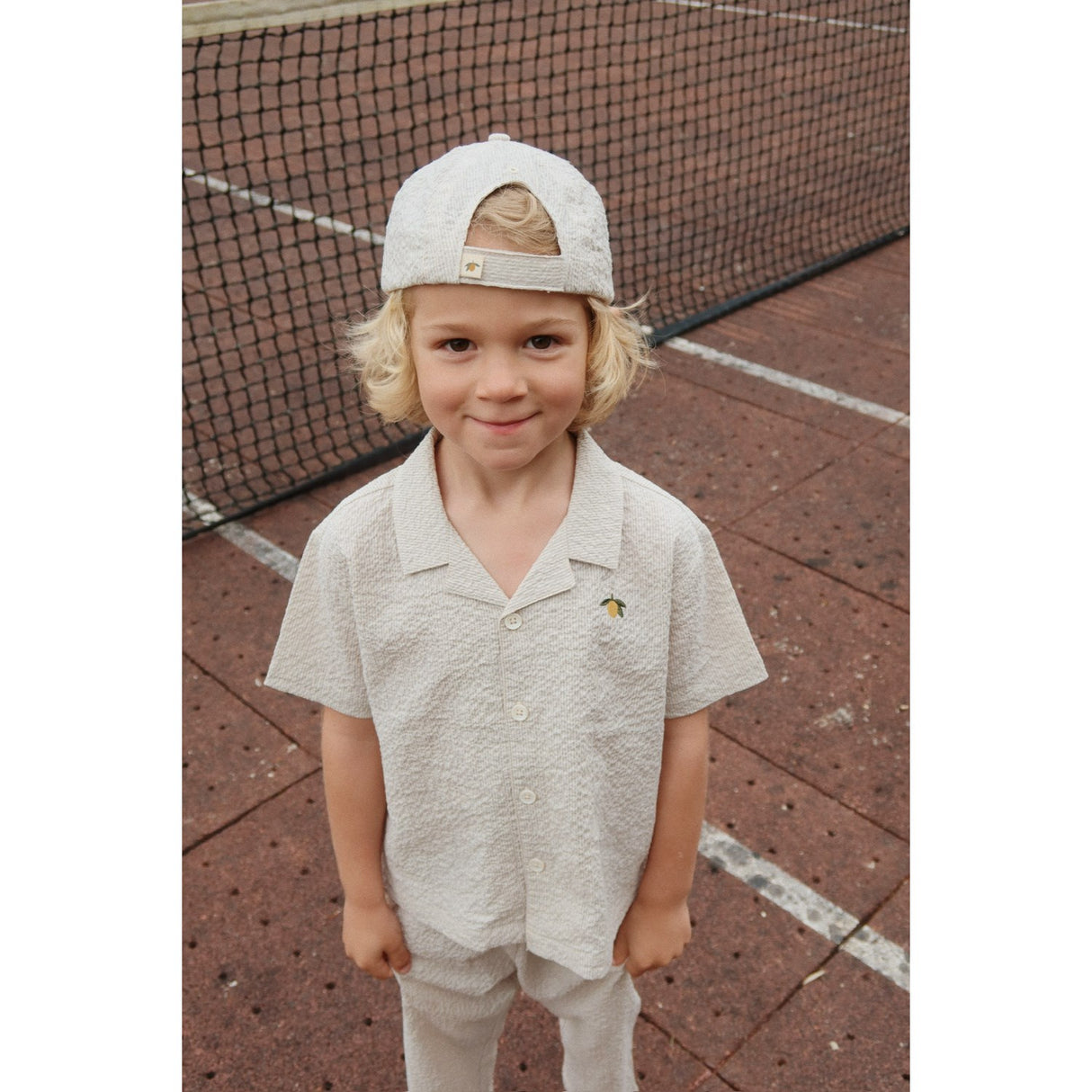 Konges Sløjd Quarry Stripe Elliot Shark Kasket GOTS