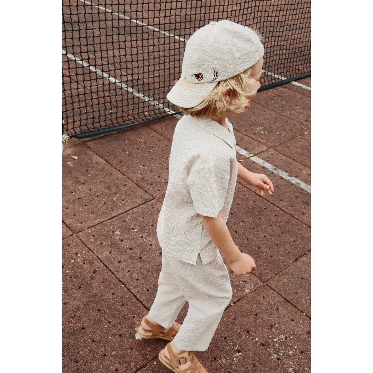 Konges Sløjd Quarry Stripe Elliot Shark Kasket GOTS