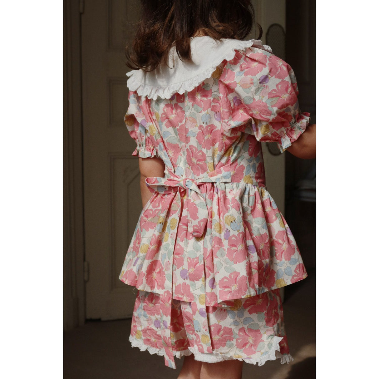 Konges Sløjd Fleur Anglaise Coeur Shorts GOTS