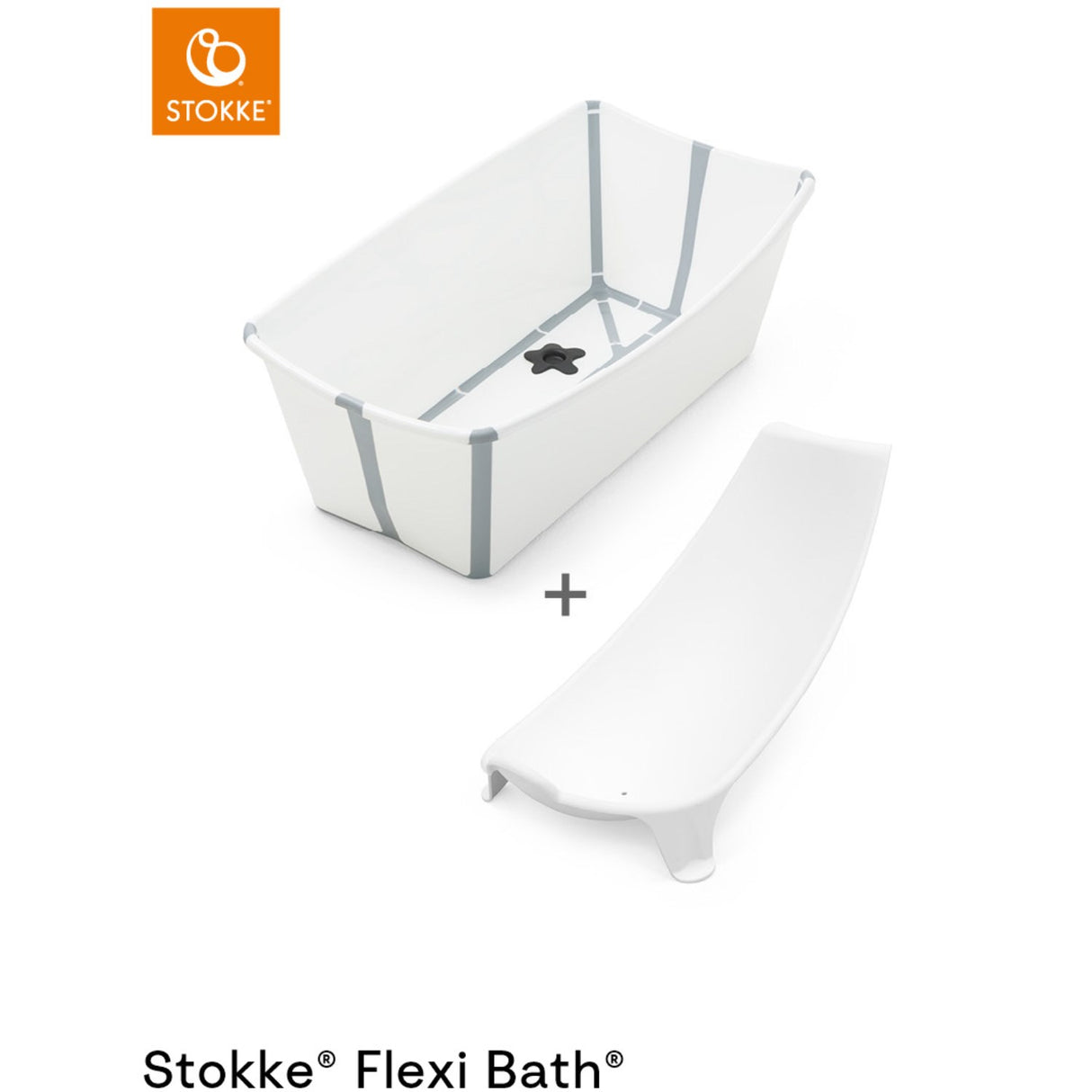 Stokke® Flexi Bath® Babybadekar m. Newborn Support White
