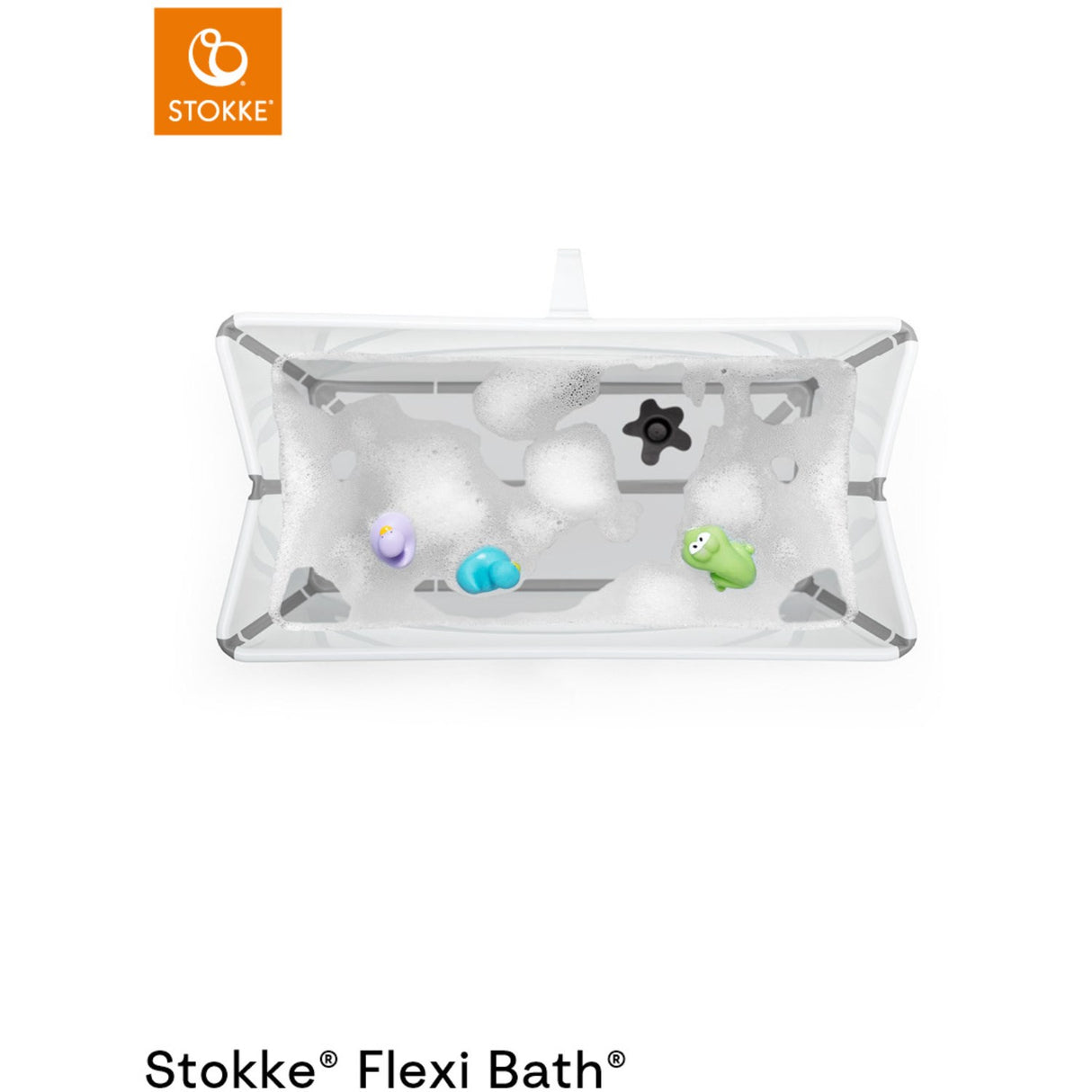 Stokke® Flexi Bath® Babybadekar m. Newborn Support White