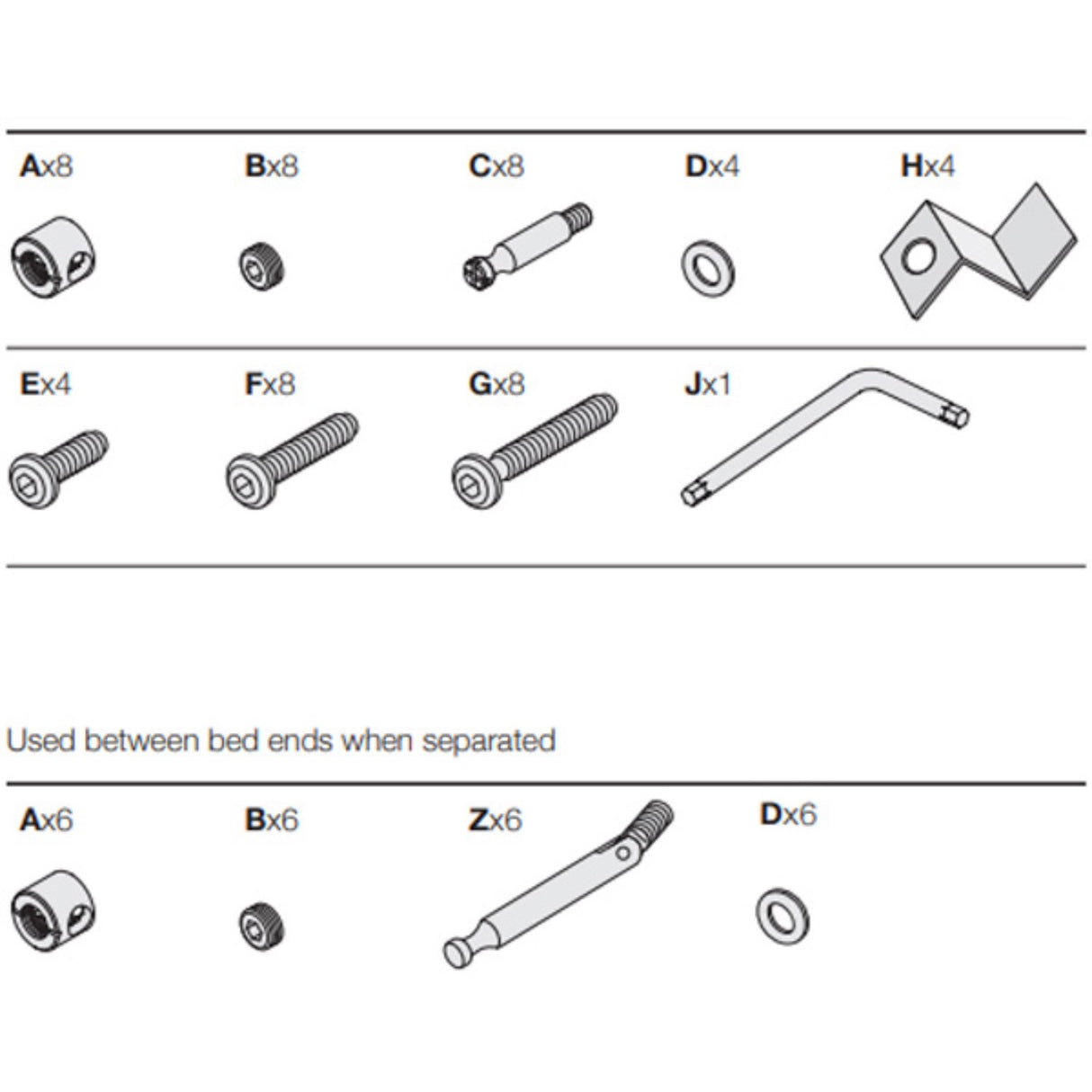 Leander Classic™ Skruesæt Til Baby- & Juniorseng