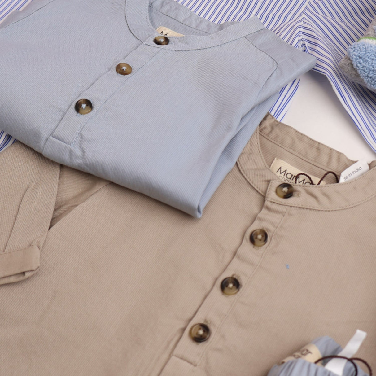 MarMar Cotton Texture Stone Wall Totoro Skjorte