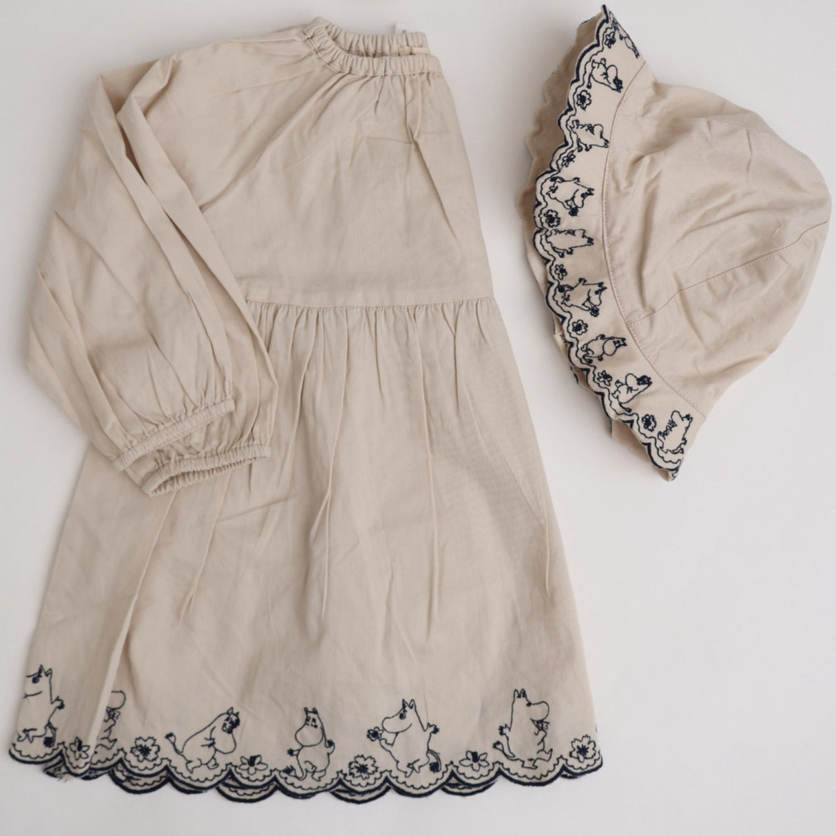 MarMar Cotton Texture Dancing Moomins Adrianna Hue