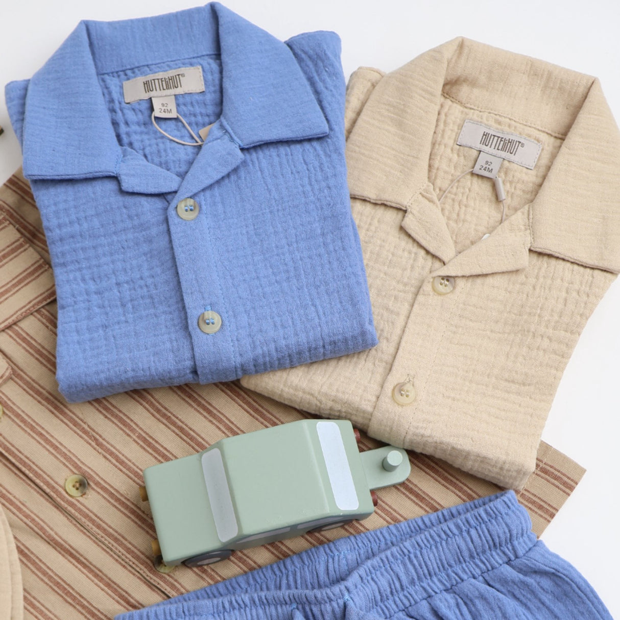 Huttelihut Quiet Harbor Skjorte Muslin