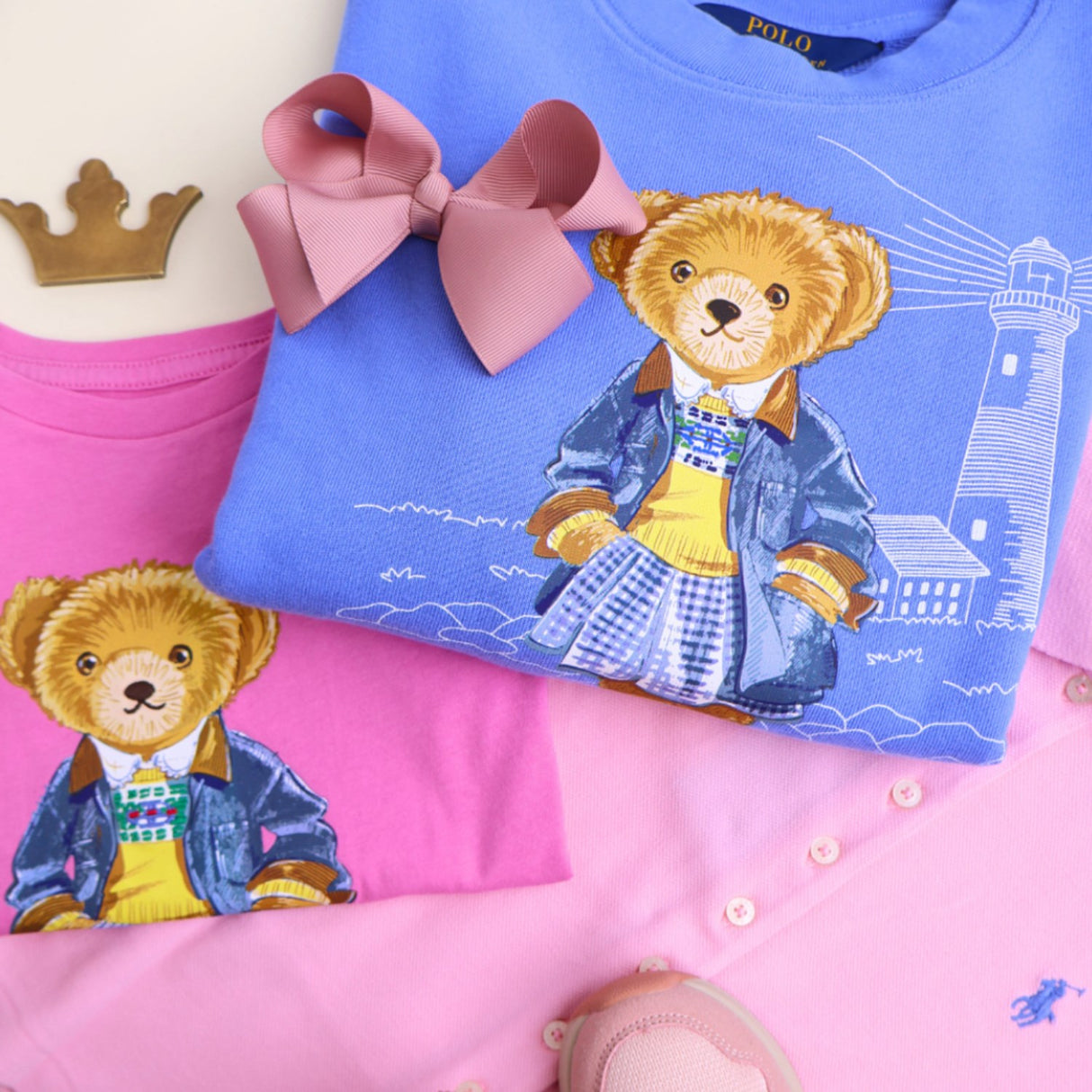 Polo Ralph Lauren Harbor Island Blue Girl Sweatshirt