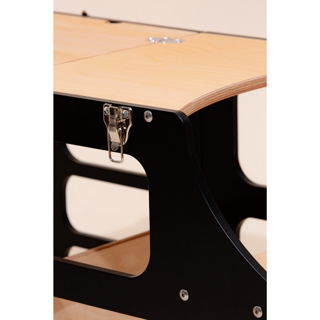 Duck Woodworks Foldbart Læringstårn Black