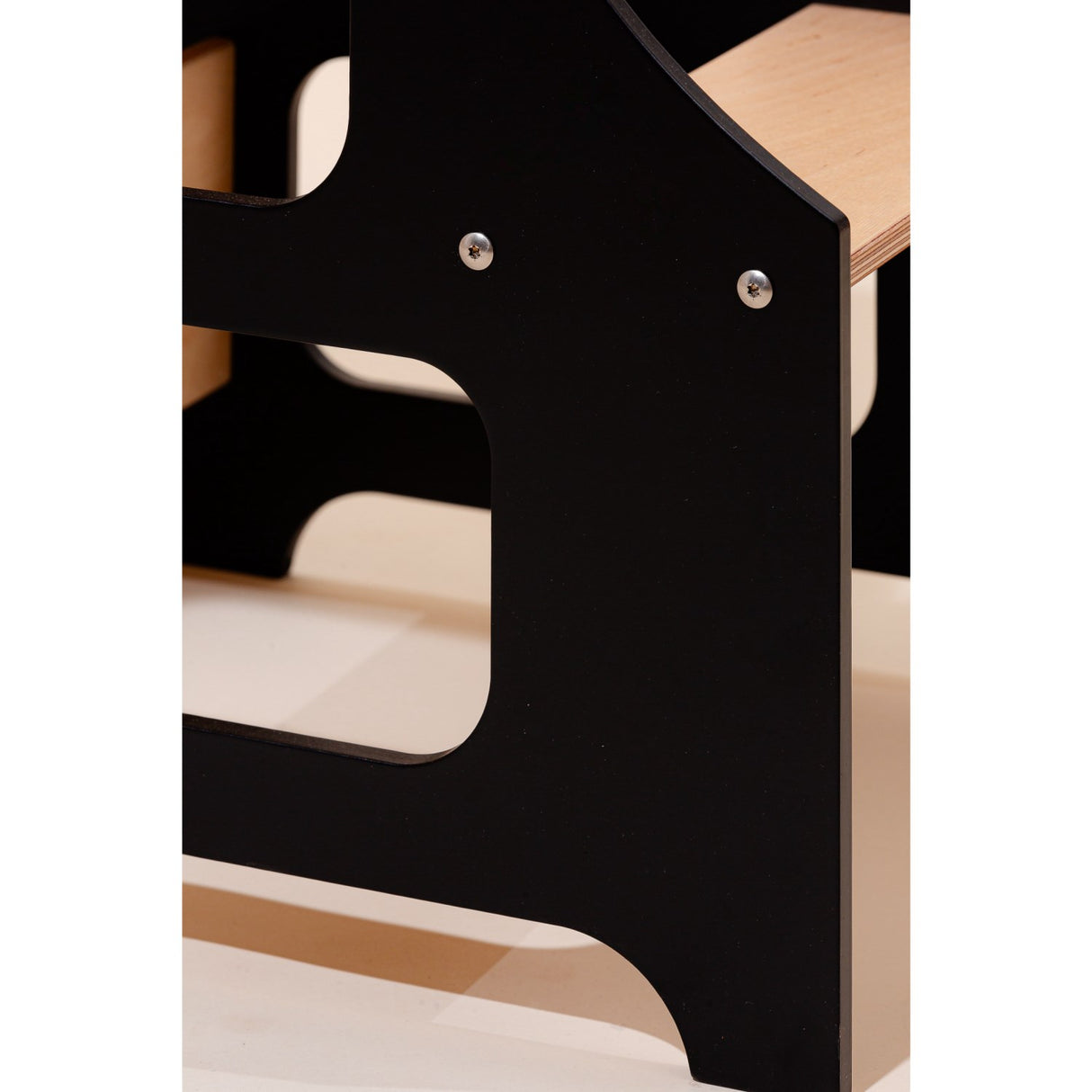 Duck Woodworks Foldbart Læringstårn Black