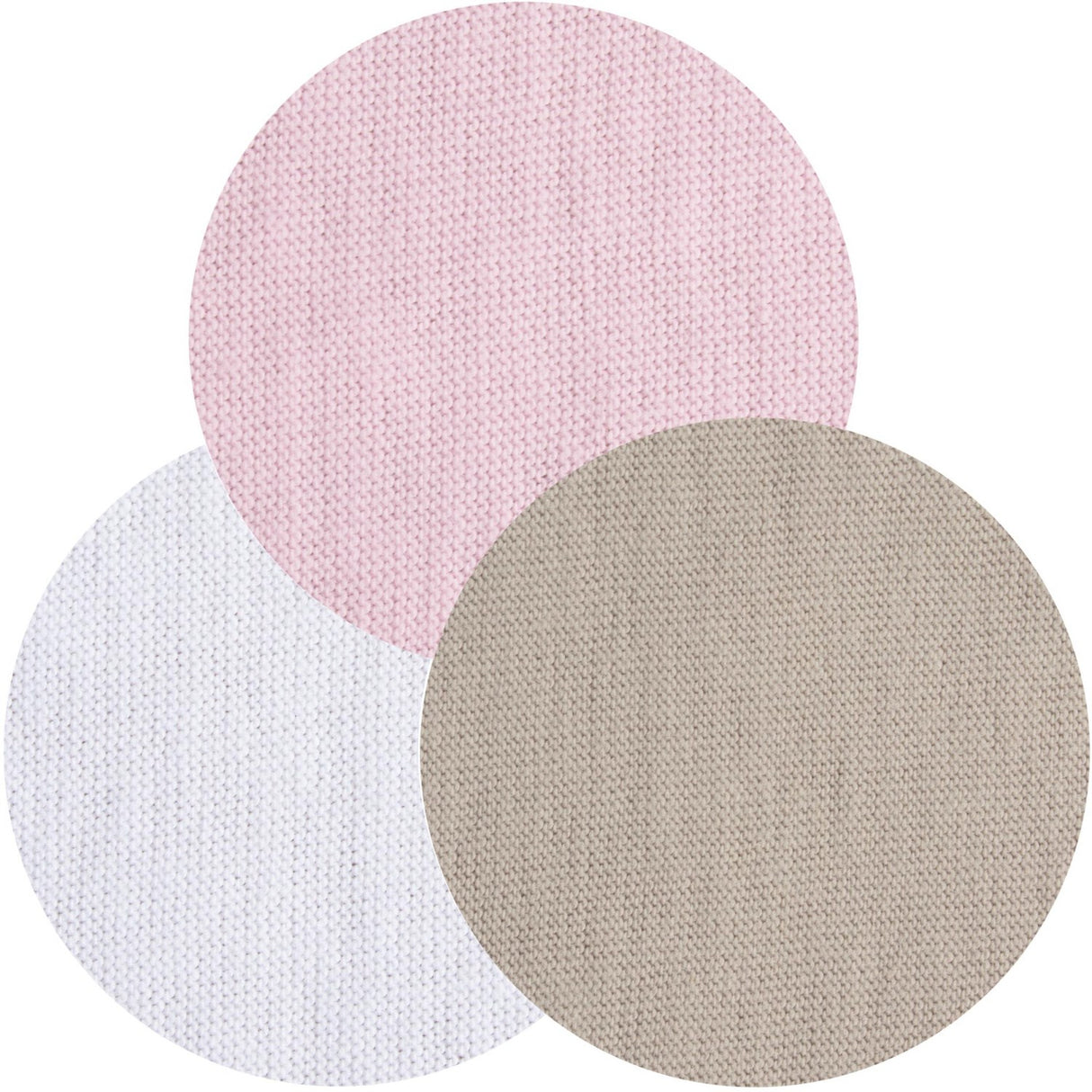babybay® Flettet Sengerand White/Beige/Rosé 280 Cm