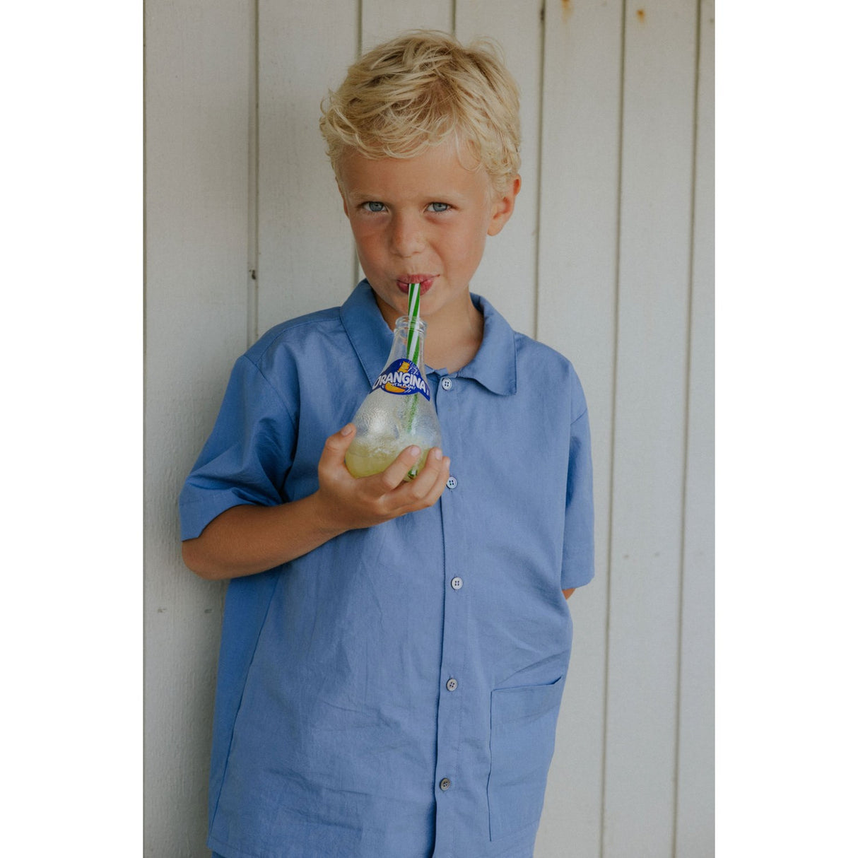 Lalaby Billy Skjorte - Sea Blue