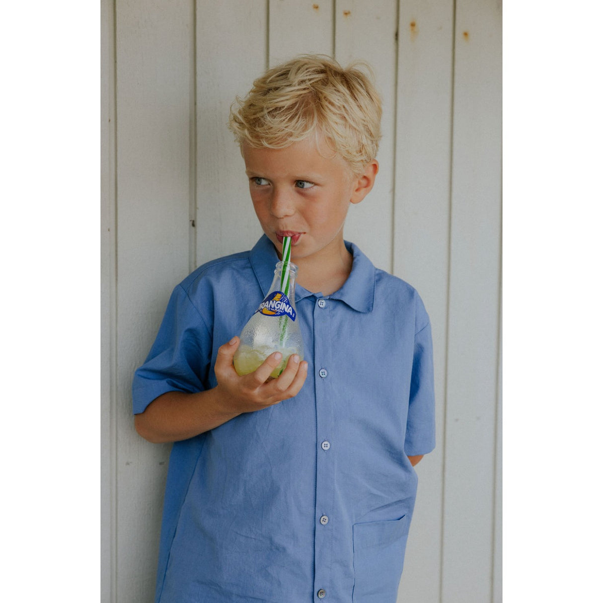 Lalaby Billy Skjorte - Sea Blue