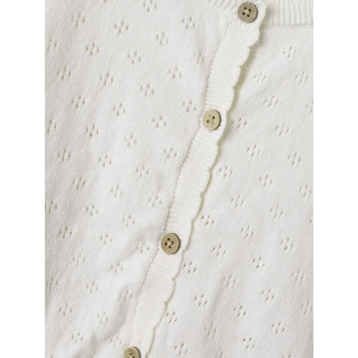 Lil'Atelier Coconut Milk Gliva Ivo Strik Cardigan