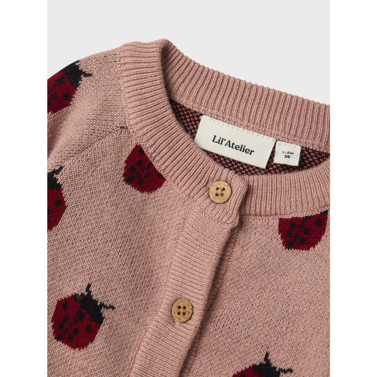 Lil'Atelier Misty Rose Lulio Strik Cardigan Noos