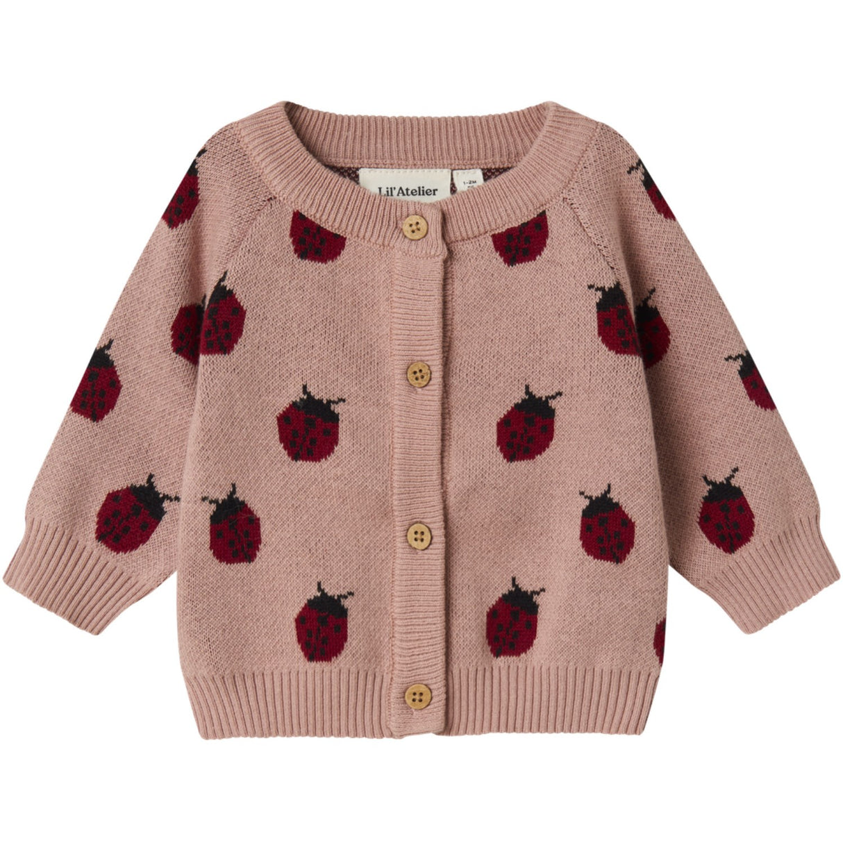Lil'Atelier Misty Rose Lulio Strik Cardigan Noos