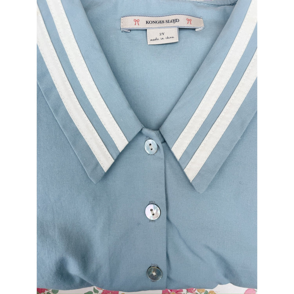 Konges Sløjd Ashley Blue Celebration Allie Sailor Kjole GOTS