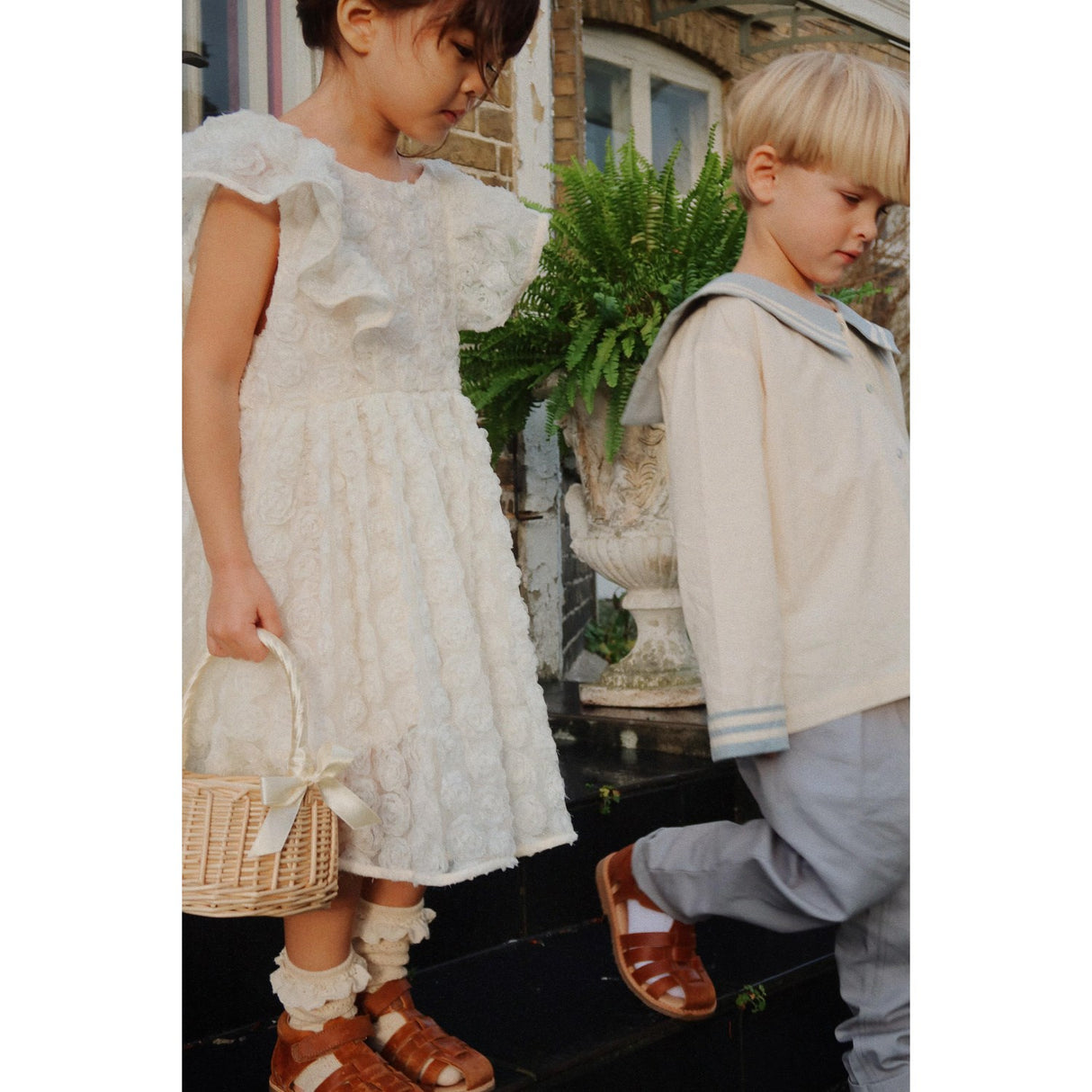 Konges Sløjd Ashley Blue Celebration Frankie Bukser GOTS