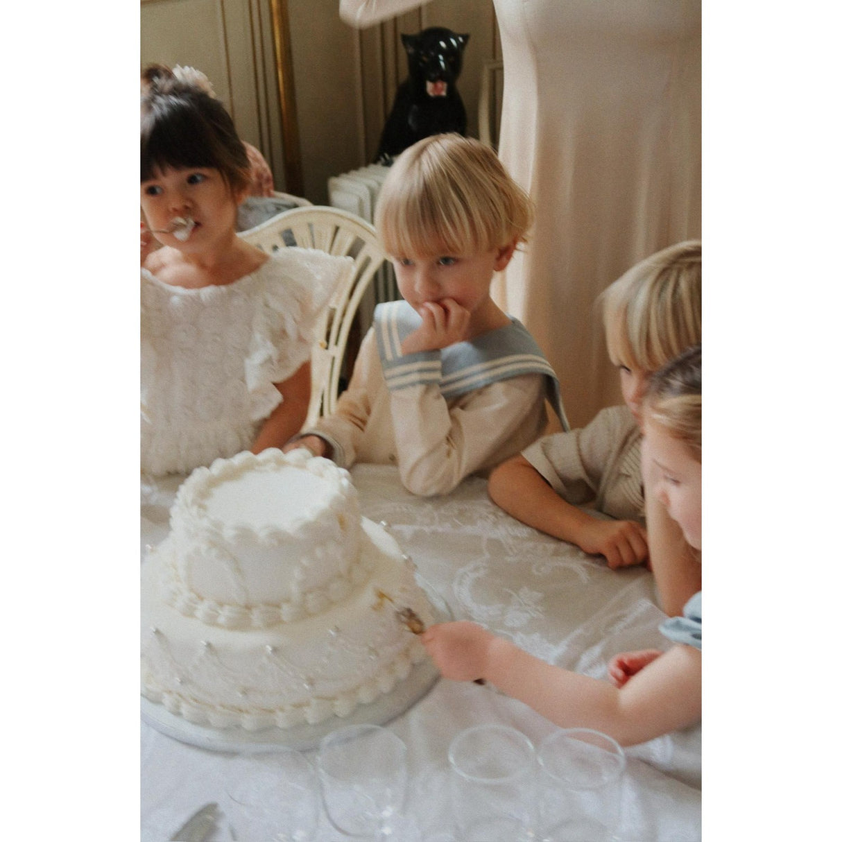 Konges Sløjd Cloud Stripe Celebration Elliot Ss Skjorte GOTS