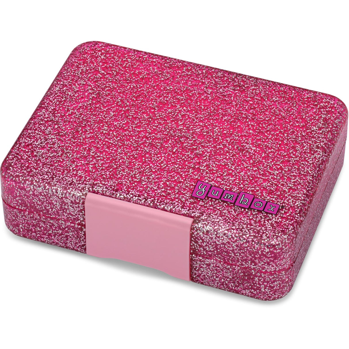 Yumbox Sparkle Pink Glitter / Clear Pink Tray Snack Size Small Bento Madkasse