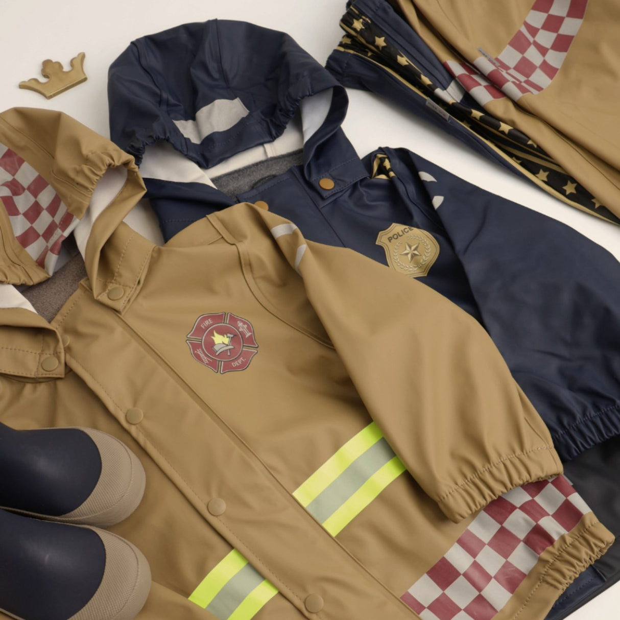 Mikk-Line Kelp Firefighter Suspenders Regnsæt