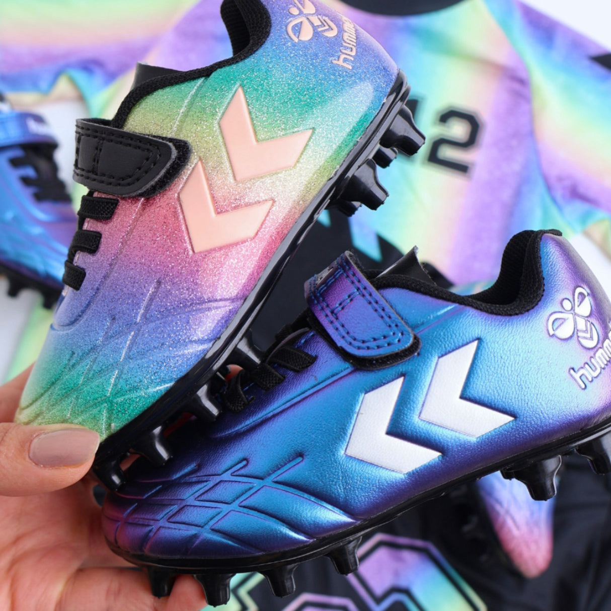 Hummel Pink-A-Boo Top Star F.G. Jr Fodboldstøvler