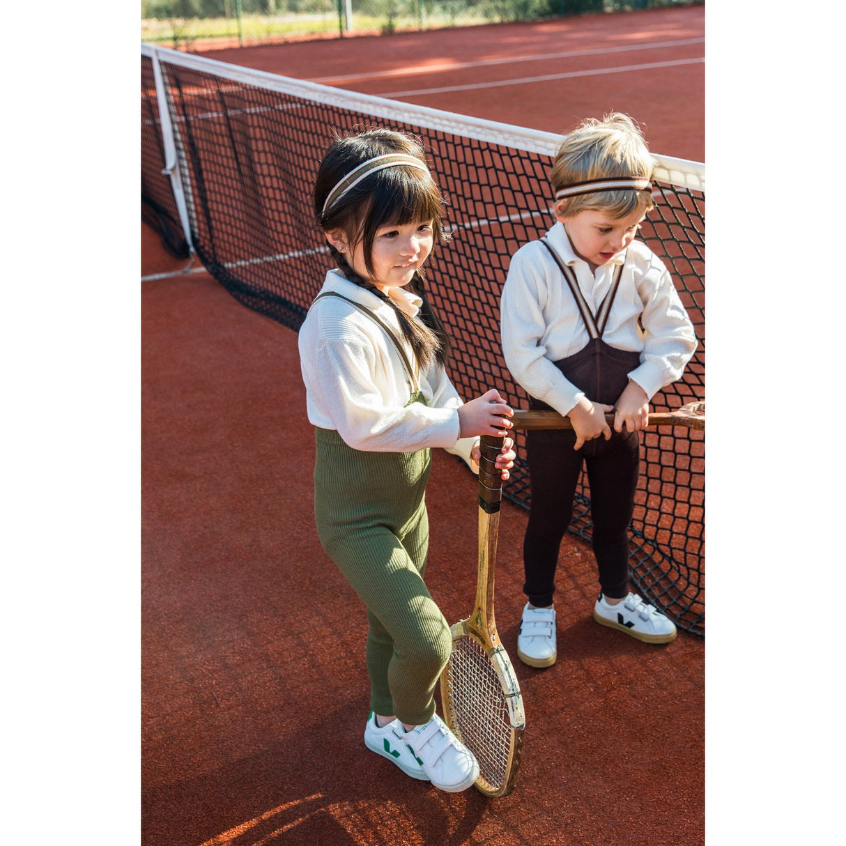 Silly Silas Olive Striped Footless Tights