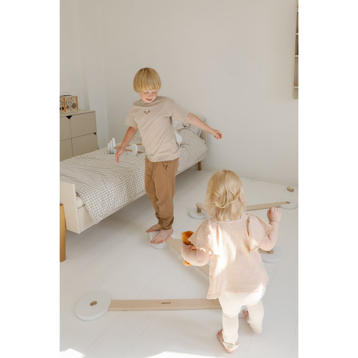 Woobiboo Basic M Woobiboo Balance og Byggesæt - 2 I 1 Sjov