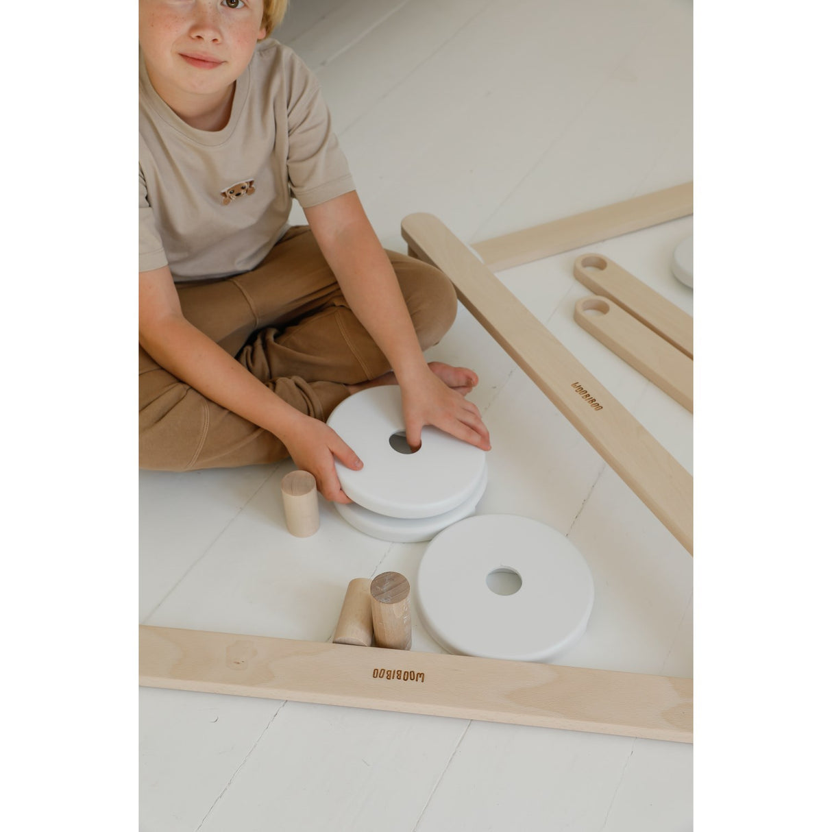 Woobiboo Basic M Woobiboo Balance og Byggesæt - 2 I 1 Sjov