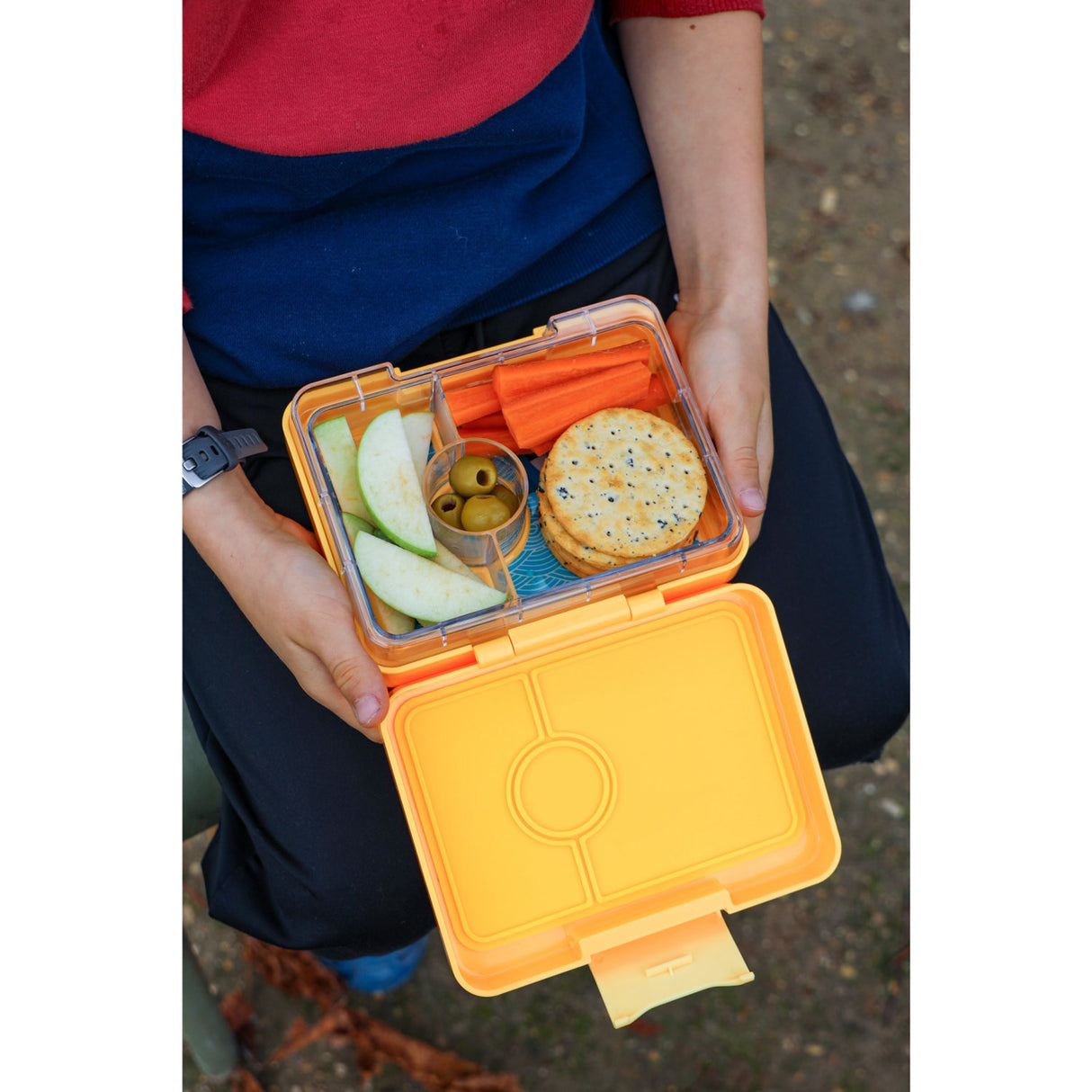 Yumbox Yoyo Yellow / Shark Tray Snack Size Bento Madkasse
