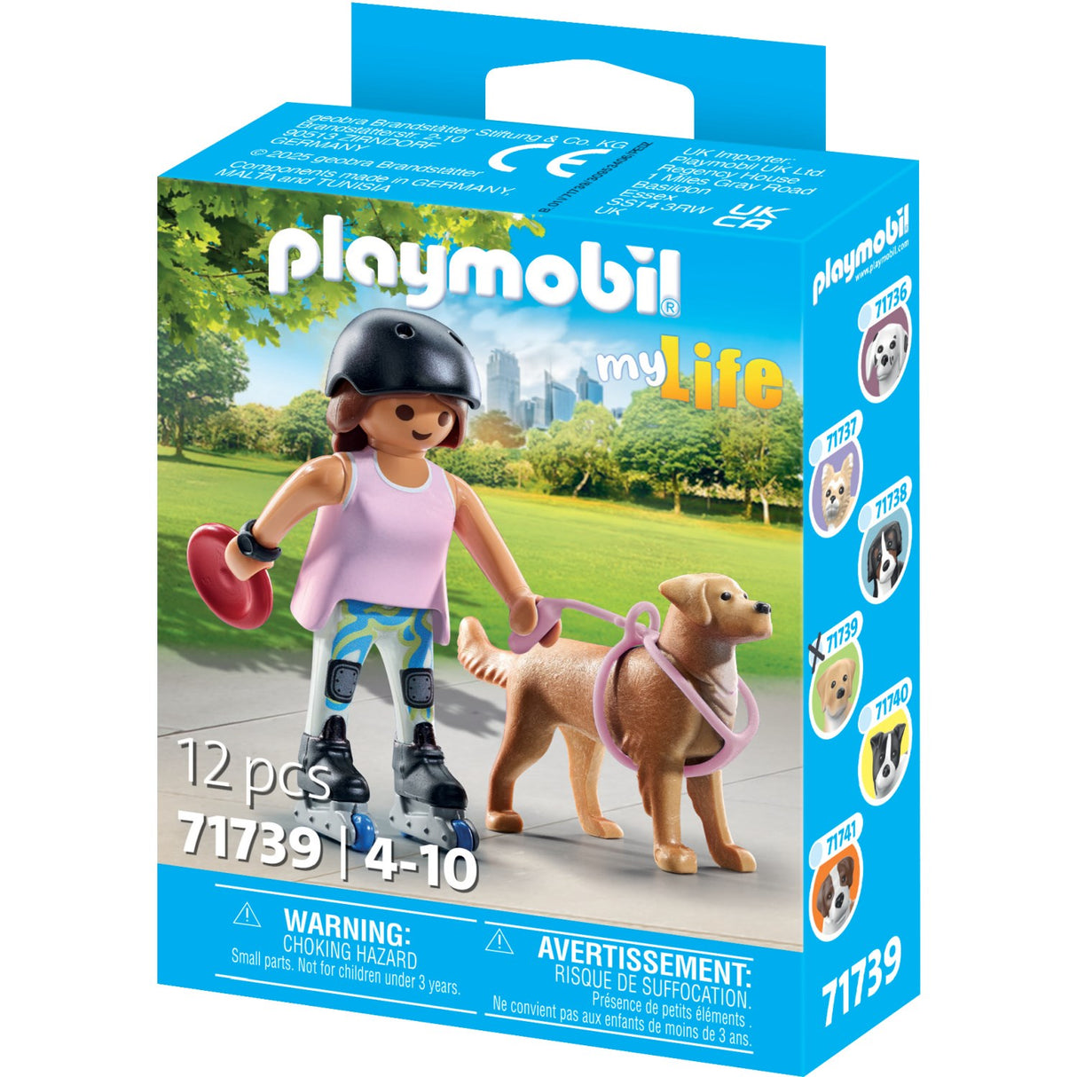 Playmobil® Skater med Golden Retriever