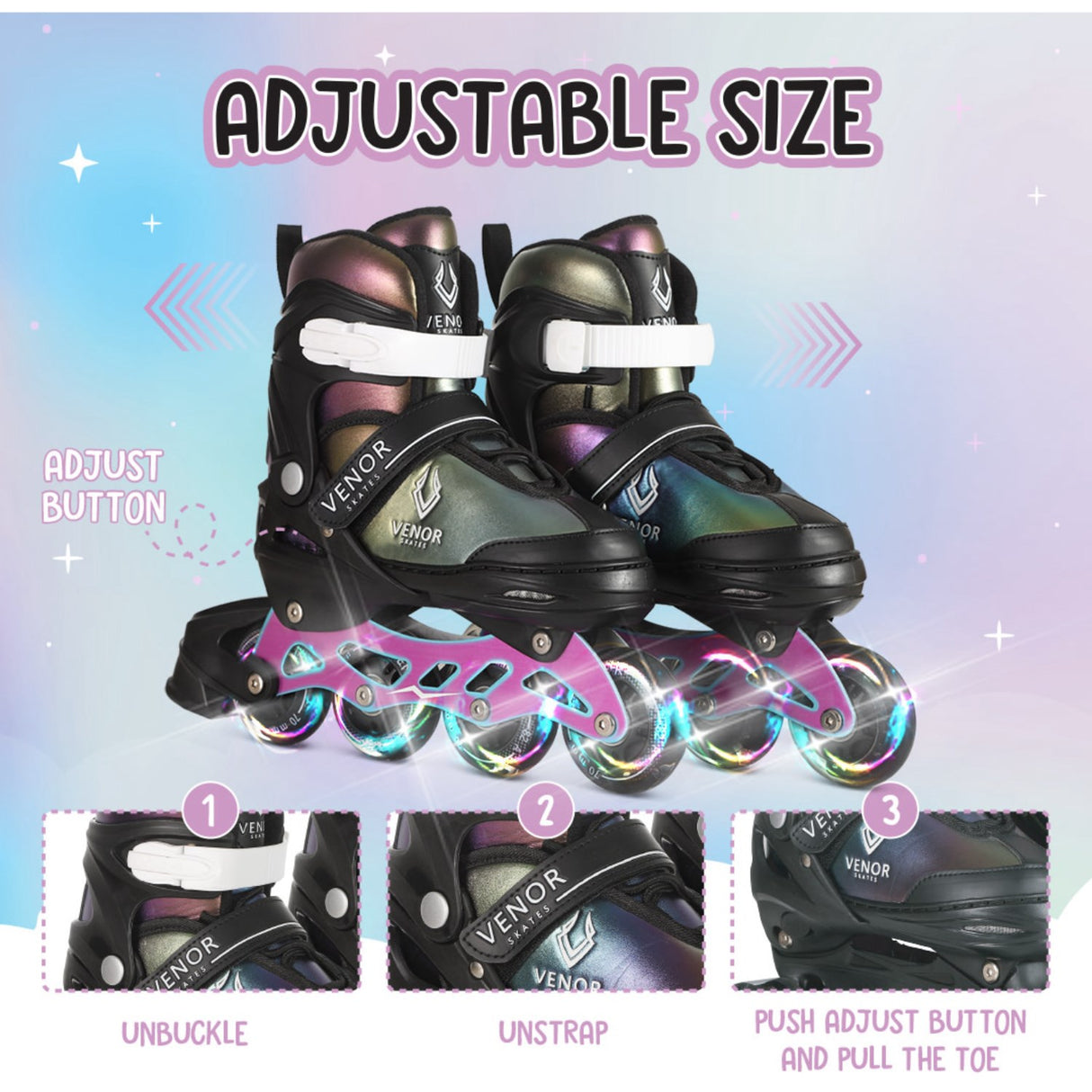 VENOR Chameleon Rainbow Ignite LED Inliners