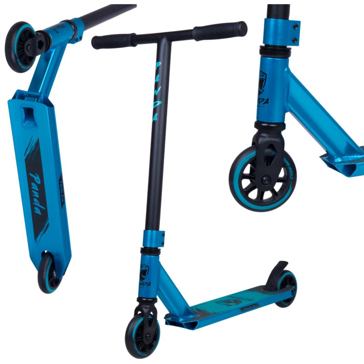 Panda Teal Cub Trick Løbehjul