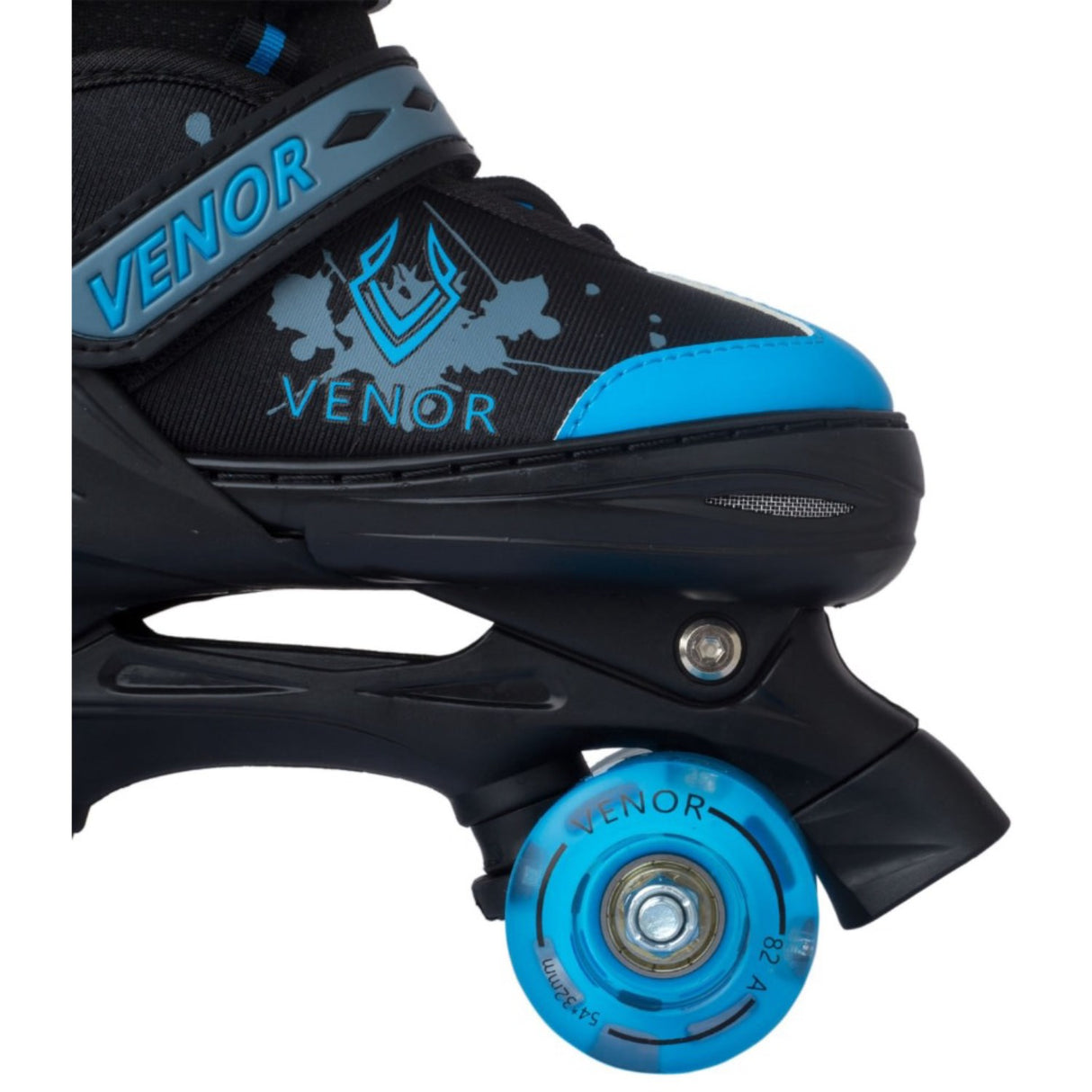 VENOR Black/Blue Ignite LED Side-By-Side Rulleskøjter