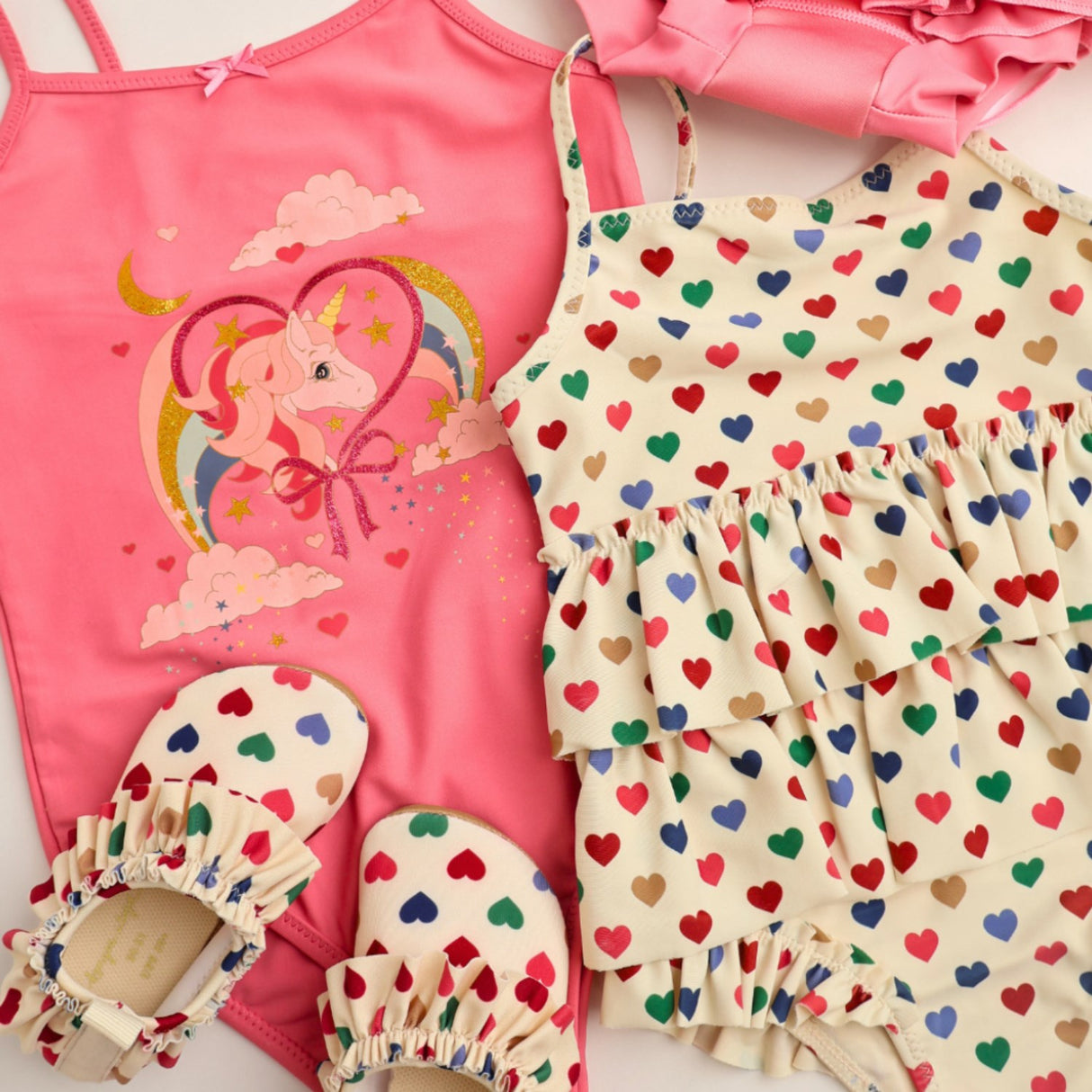 Konges Sløjd Flamingo Plume Riley Badedragt Grs