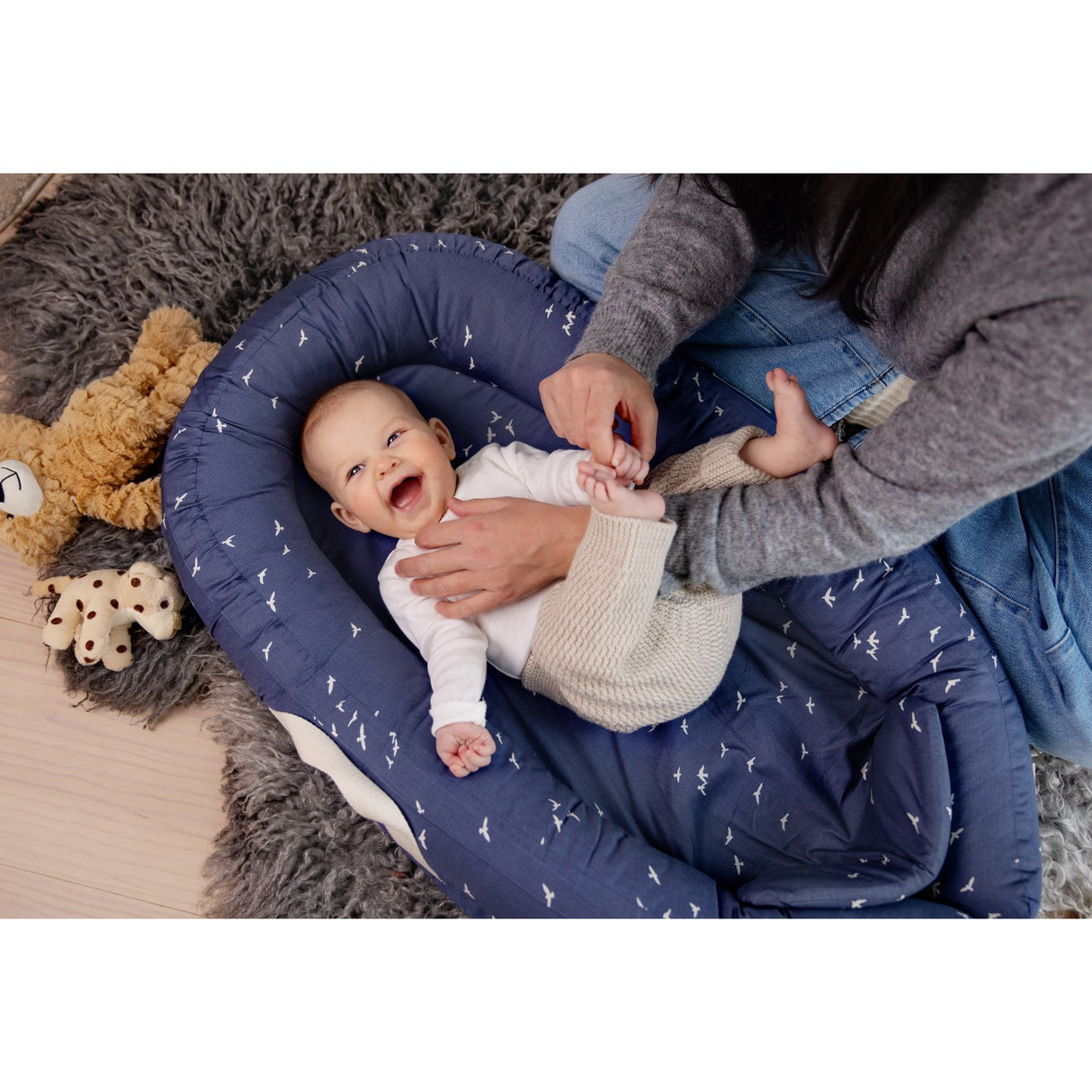 Voksi® Poppy Blue-Flying Baby Nest Premium