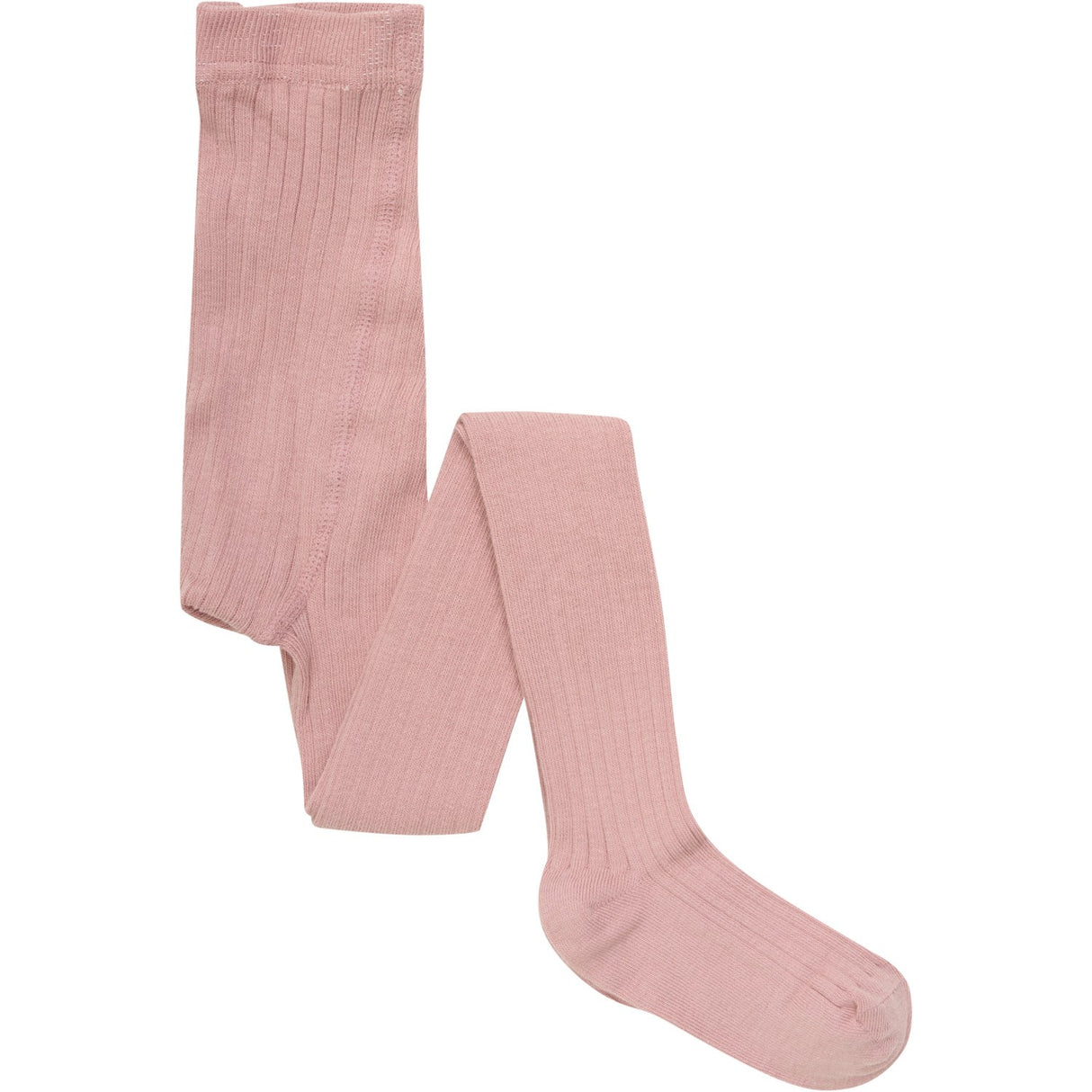 Minymo Ash Rose Strømpebukser Solid Rib 2-Pak