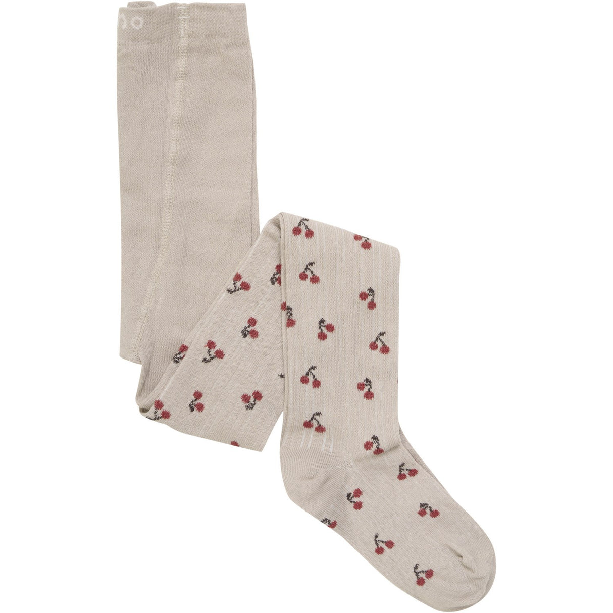 Minymo Light Taupe Strømpebukser Med Mønster 2-Pak