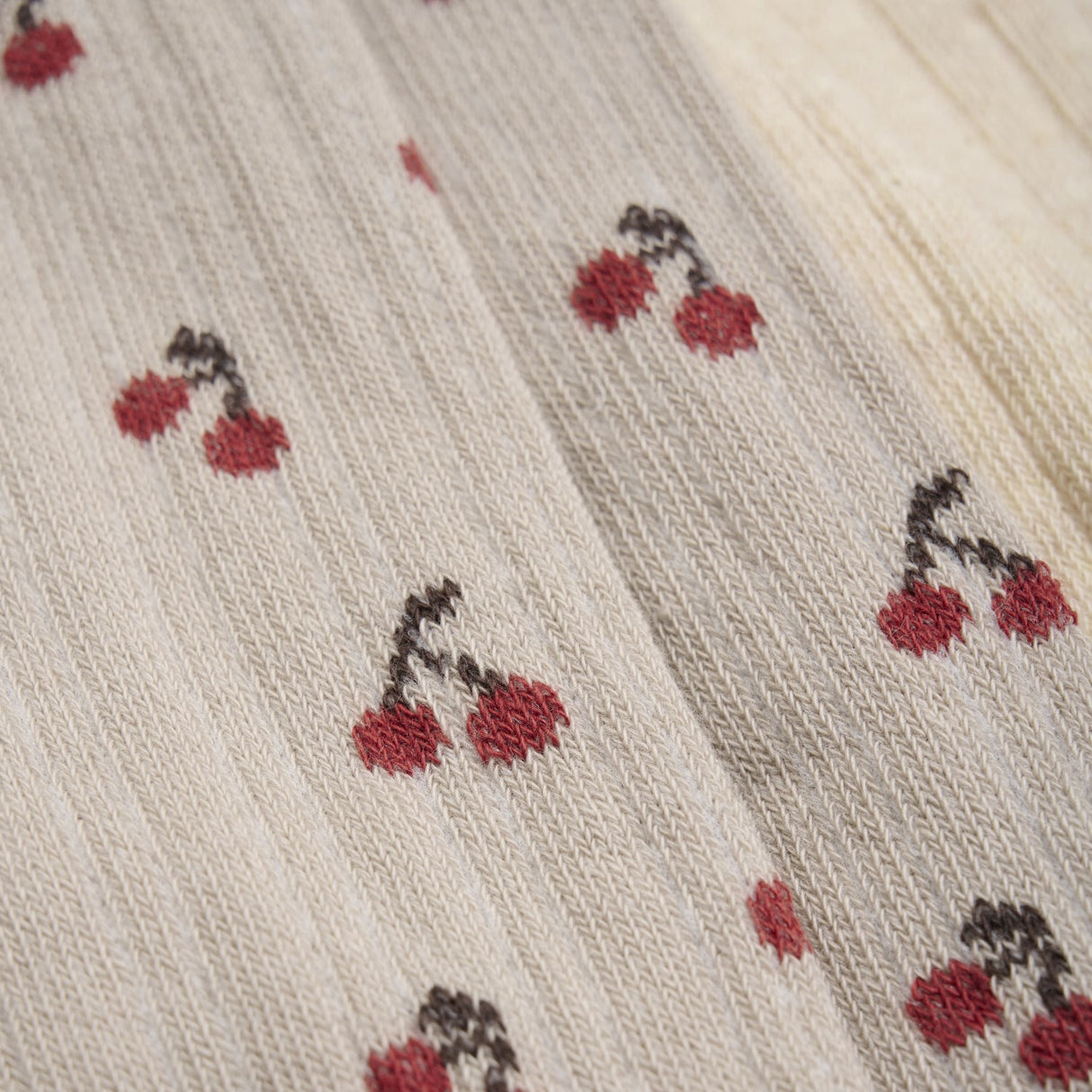 Minymo Light Taupe Strømpebukser Med Mønster 2-Pak