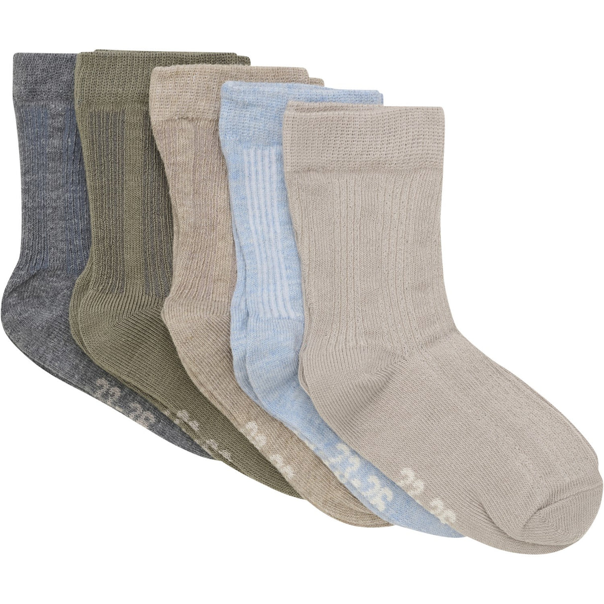 Minymo Winter Sky Strømper Med Strik 5-Pack