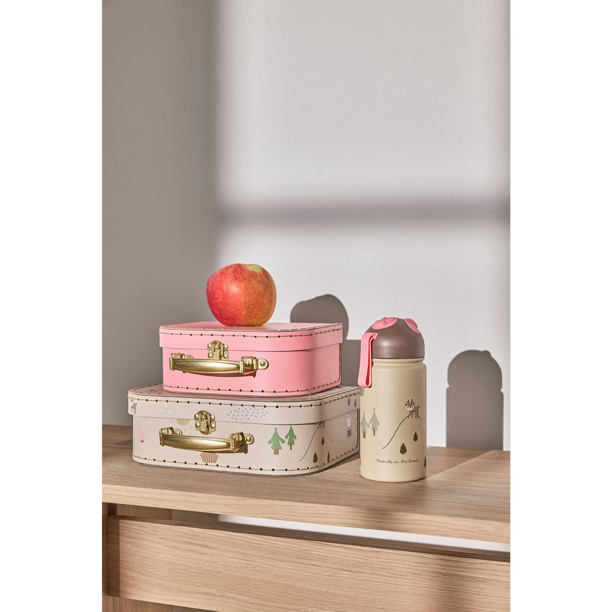 OYOY Friends In The Forest Deer & Duck Mini Kuffert 2-Pak