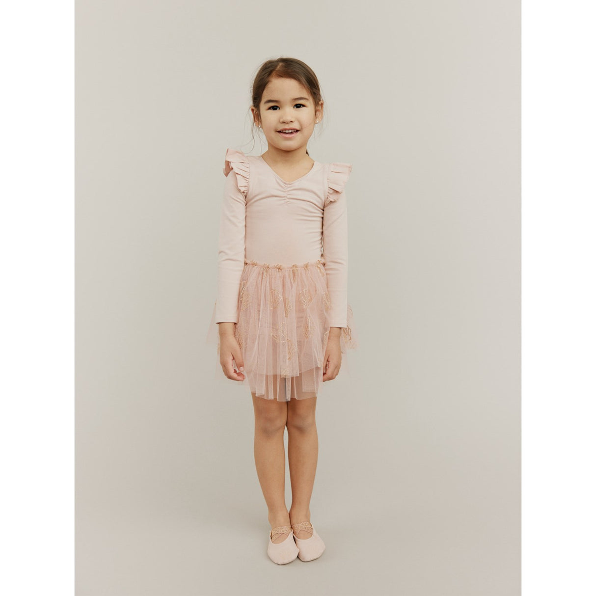 Sofie Schnoor x Luksusbaby Rose Beige EstelleSK Gymnastikdragt