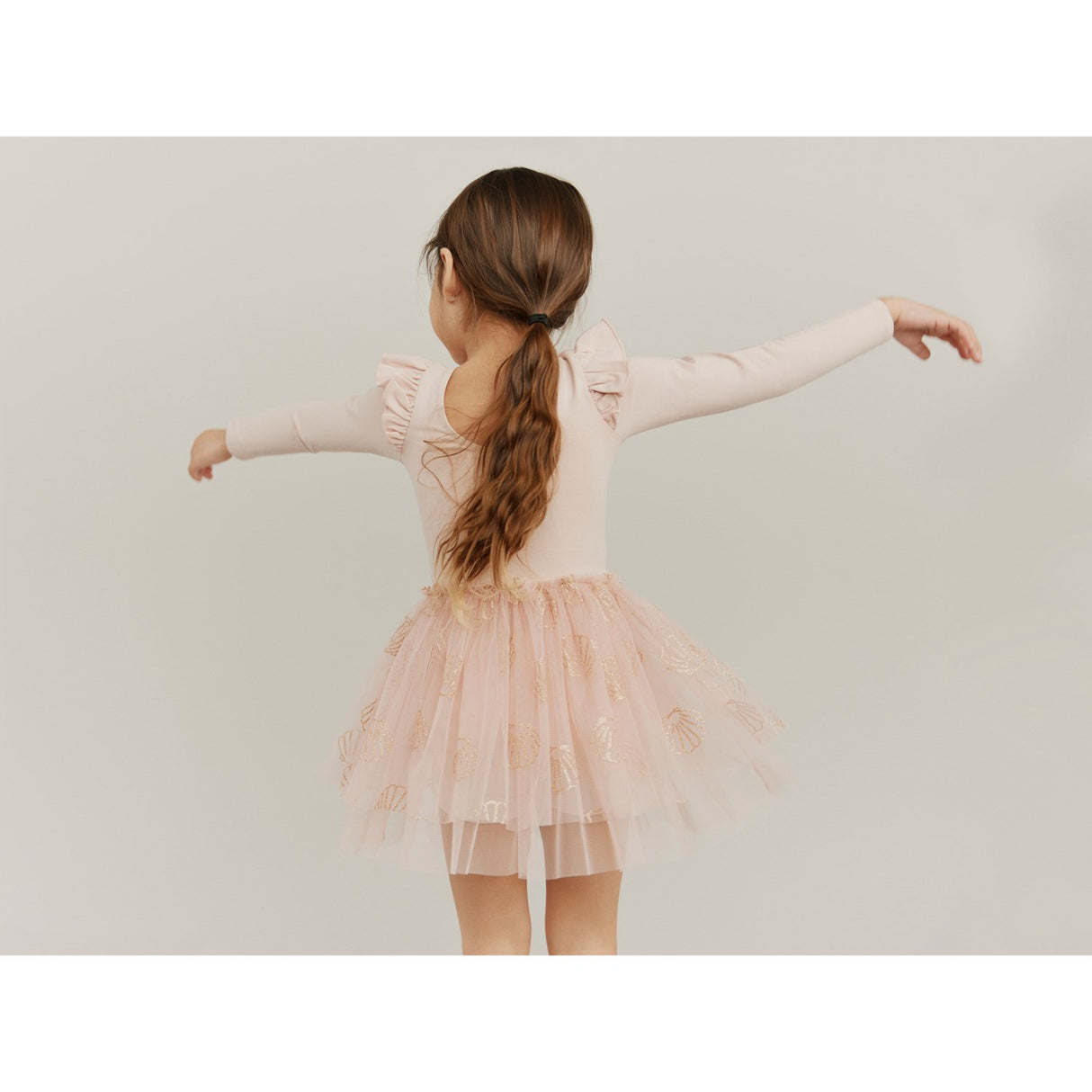 Sofie Schnoor x Luksusbaby Rose Beige EstelleSK Gymnastikdragt