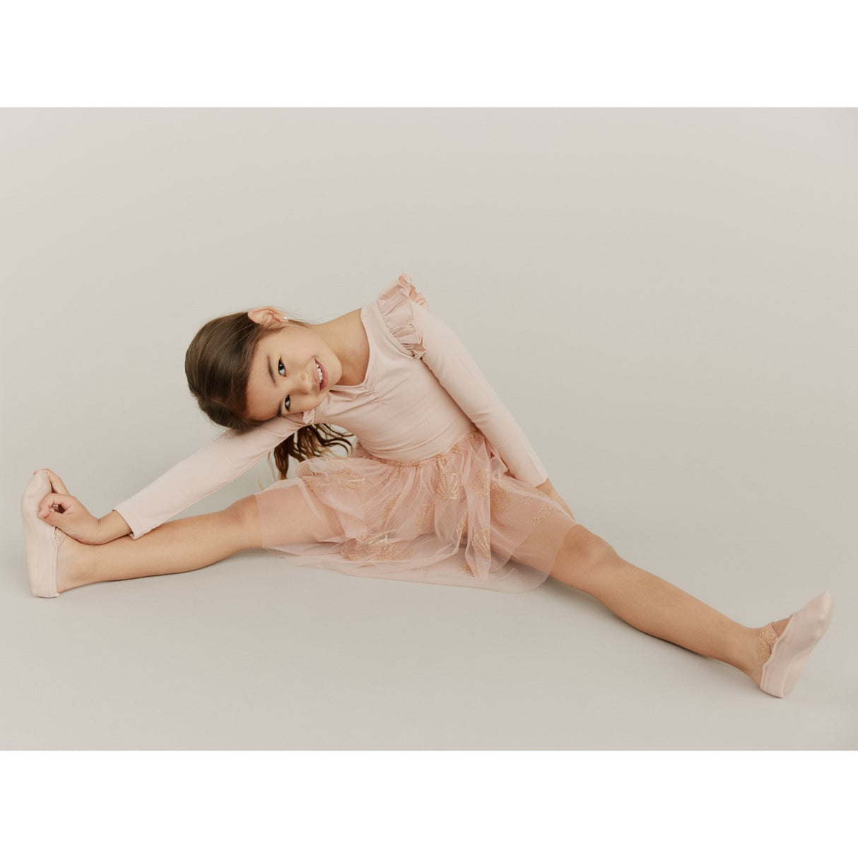 Sofie Schnoor x Luksusbaby Rose Beige EstelleSK Gymnastikdragt
