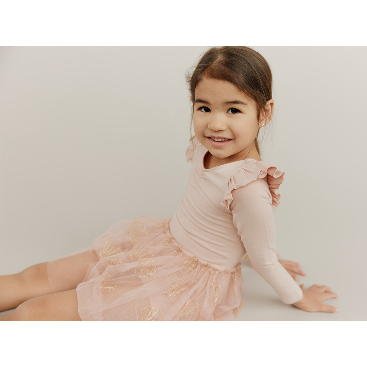 Sofie Schnoor x Luksusbaby Rose Beige EstelleSK Gymnastikdragt