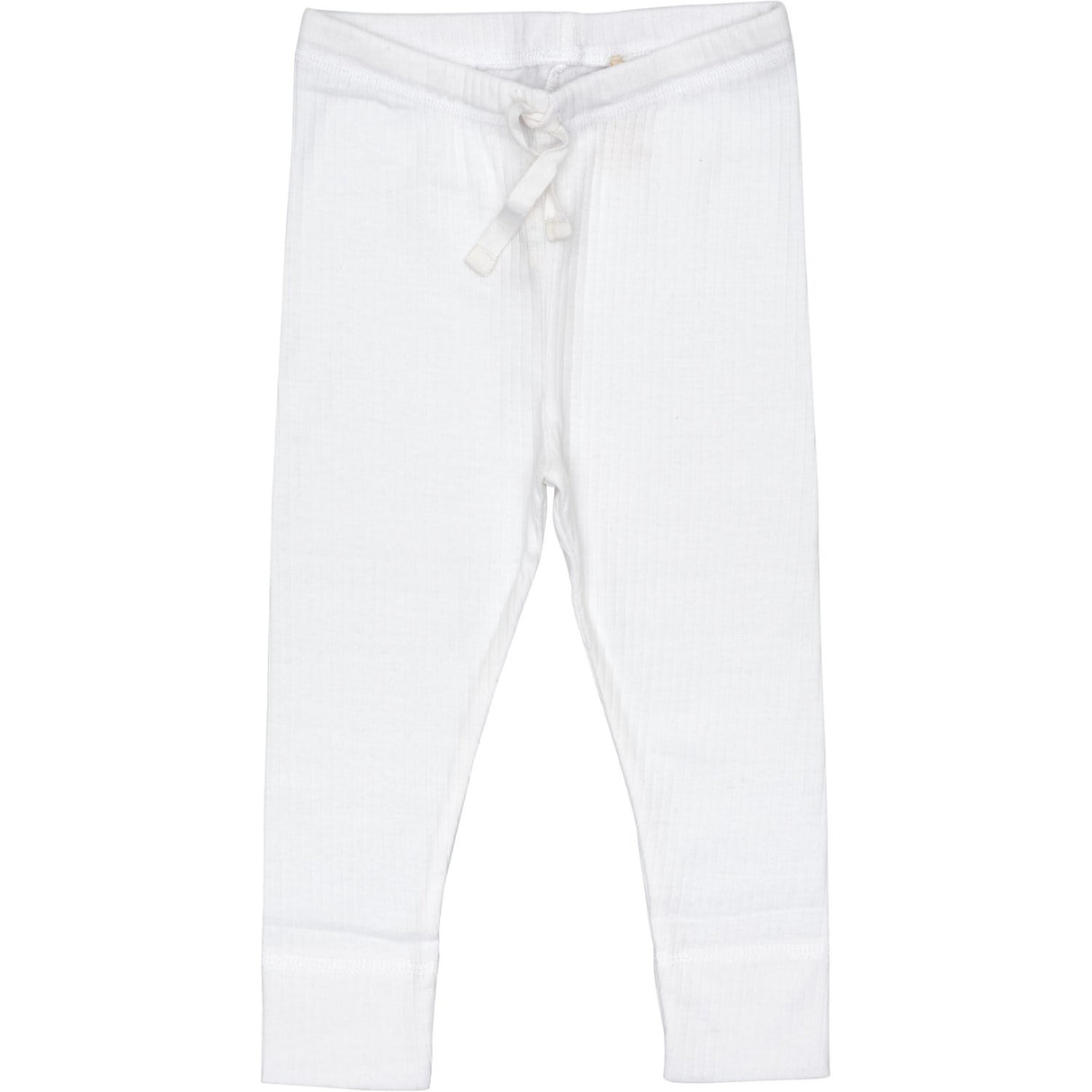 COPENHAGEN COLORS White Rib Jersey Leggings W. String