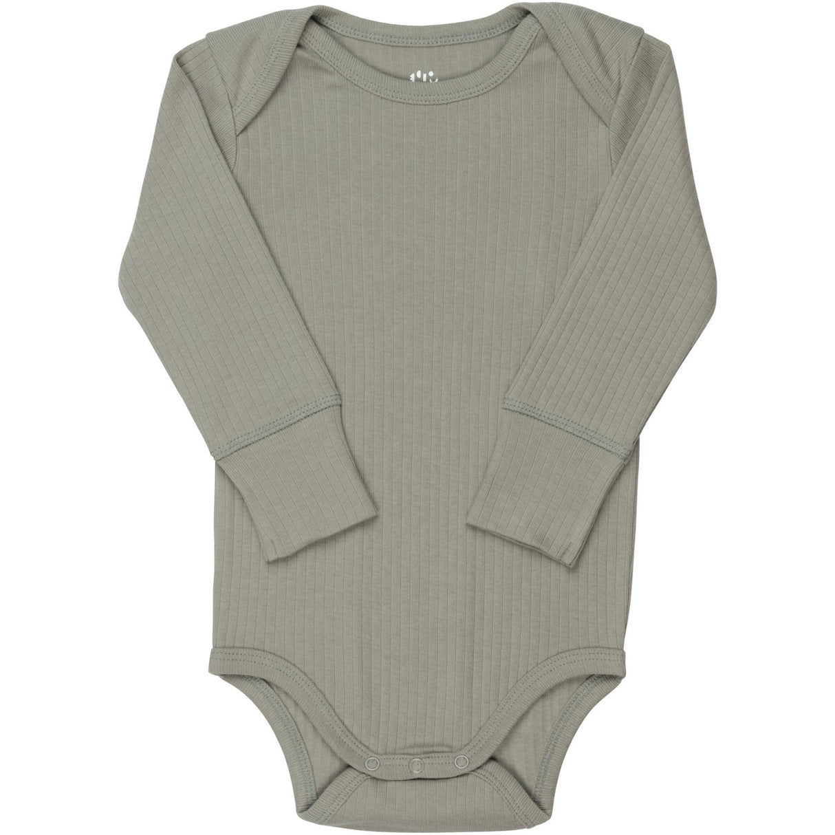 COPENHAGEN COLORS Lt. Grey Rib Jersey Long Sleeve Body