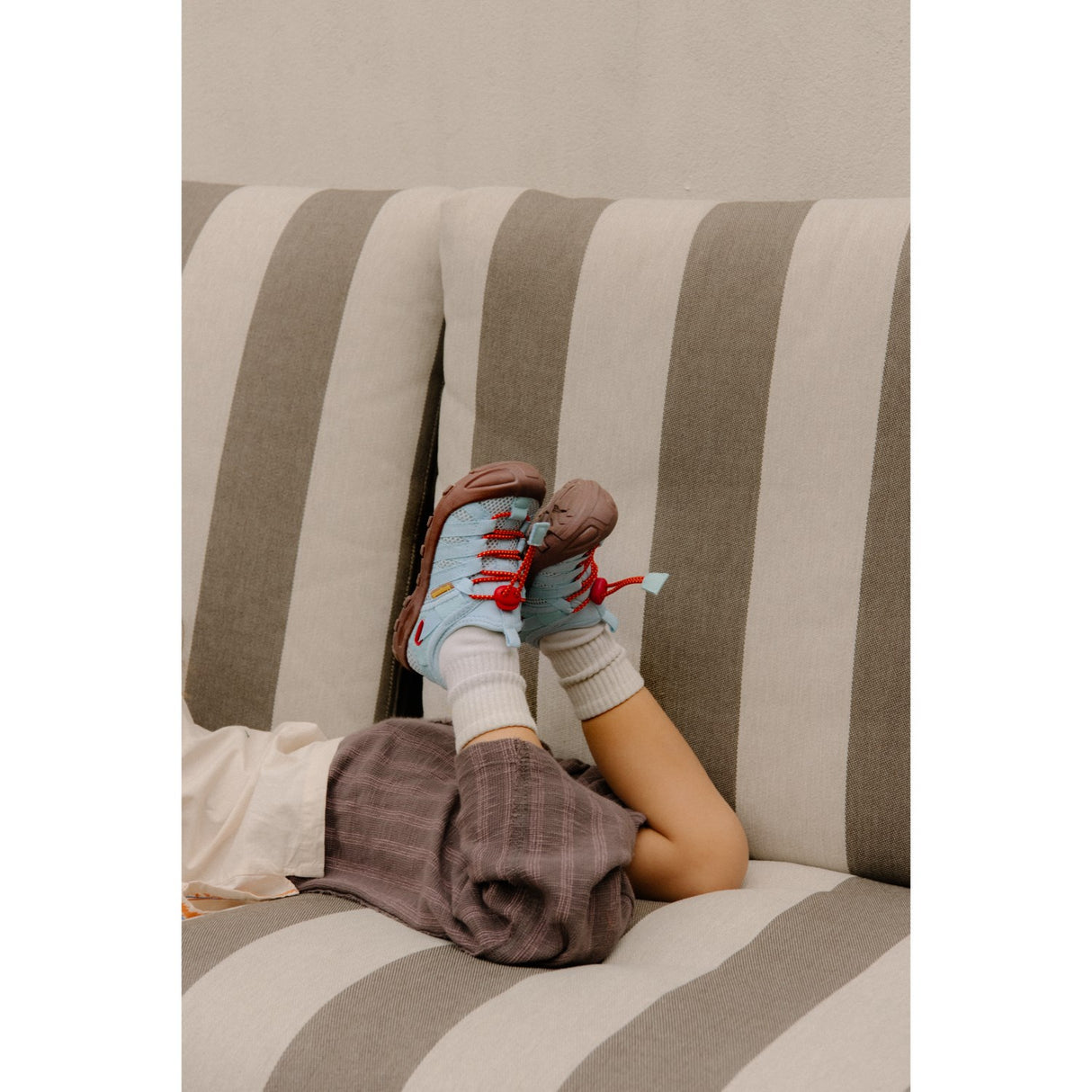 Bisgaard Sky Blue Trine Kjær X Robin Lace Sko